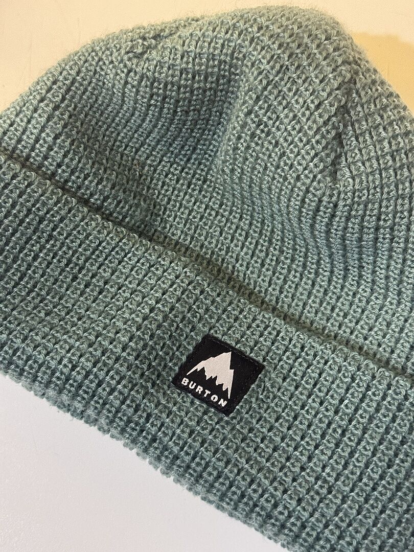 Burton Recycled Waffle Beanie lue glow yellow green resirkulert