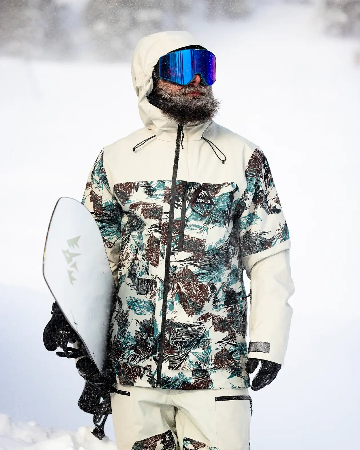Jones MTN Surf parka herre lett isolert 20K resirkulert