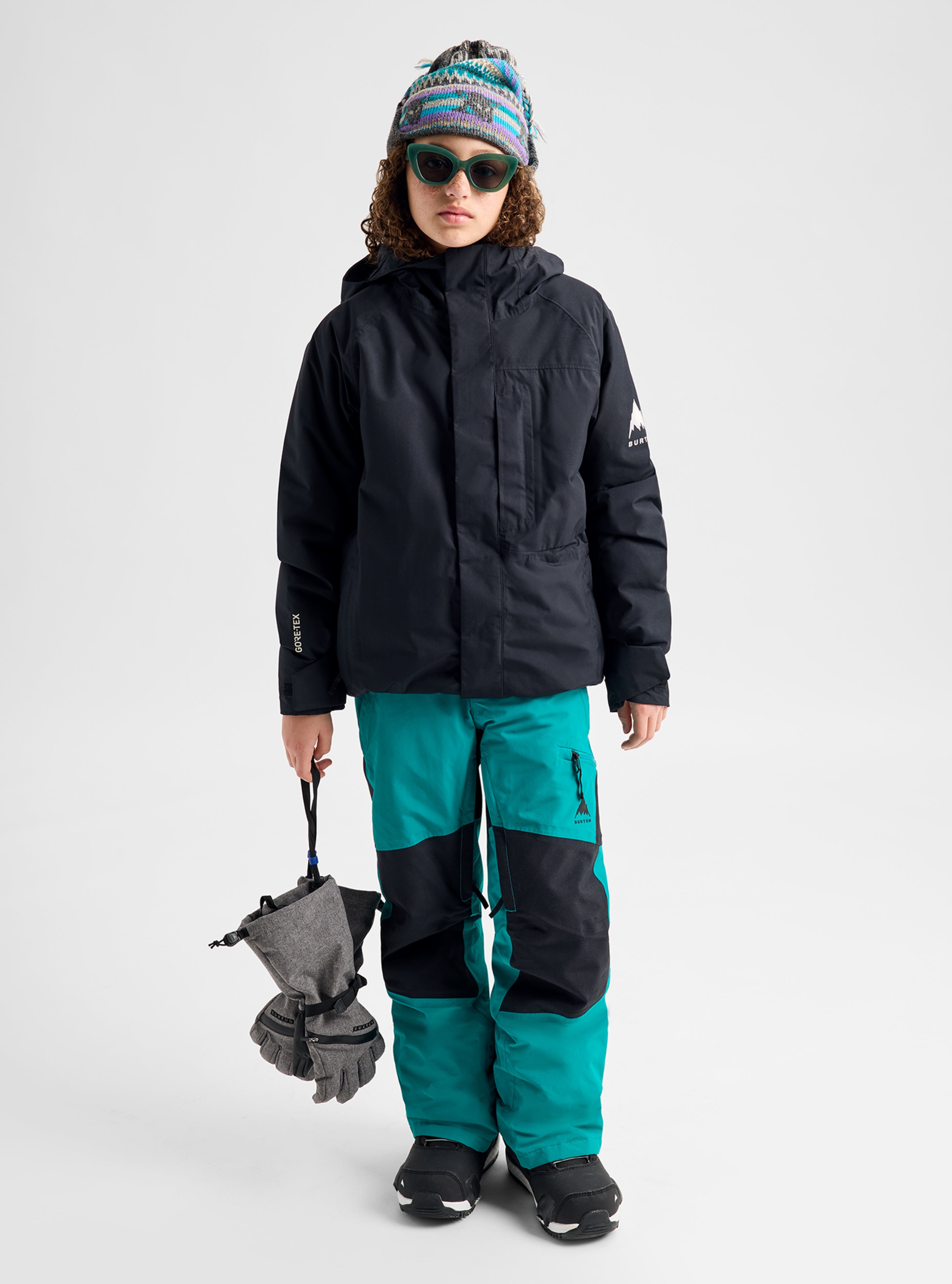 Burton Powline Gore-Tex 2L barnejakke true black XS vanntett