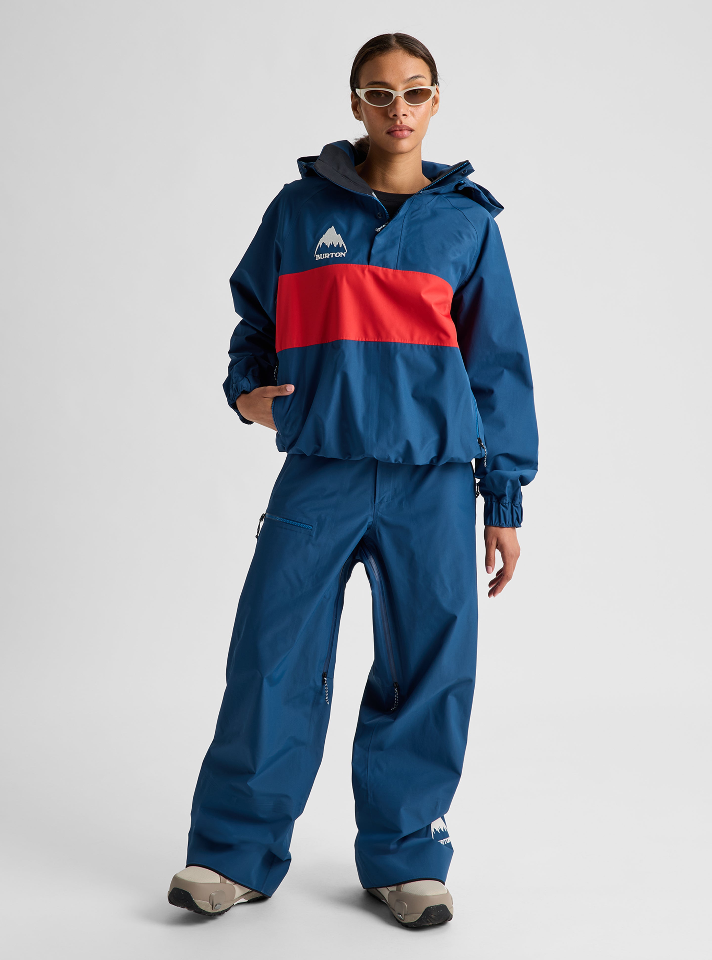 Burton 50th 85 Powder Shell 3L snowboardjakke blå