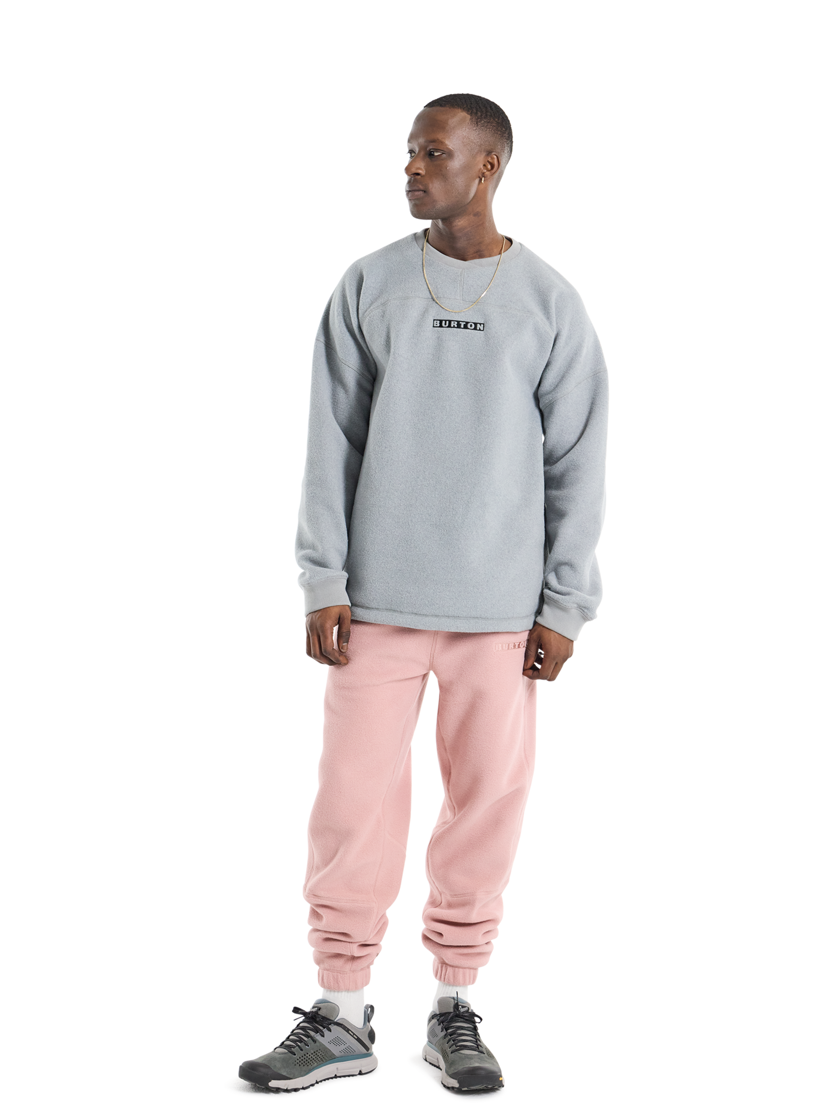 Burton Cinder Crewneck fleecegenser True Black myk