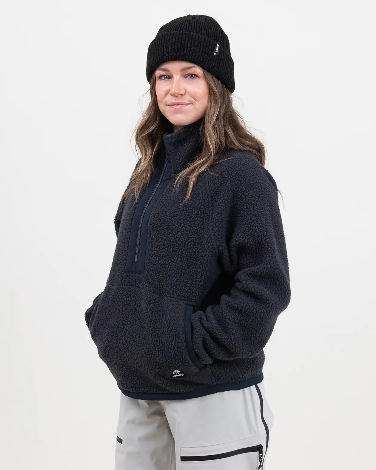 Jones Campfire Recycled Sherpa Fleece Pullover fleecegenser dame resirkulert