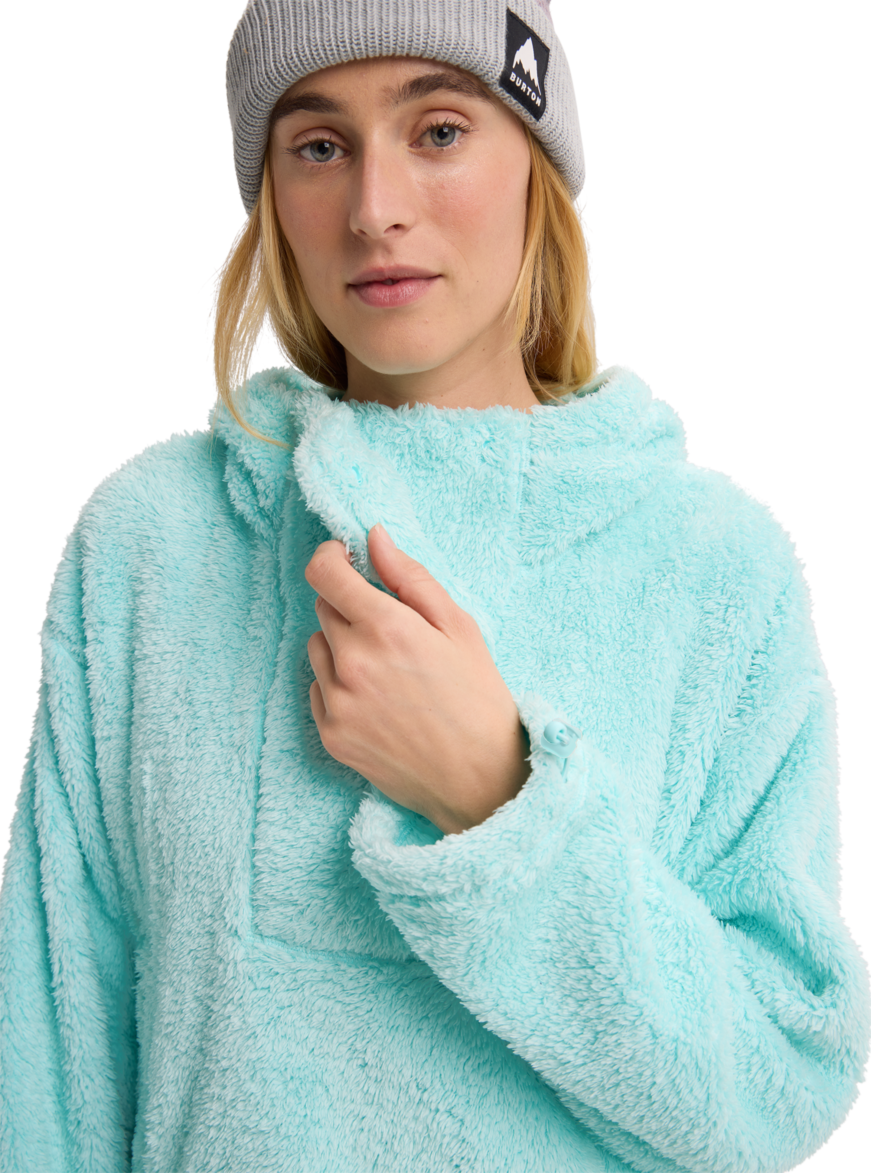 Burton Lemma fleecegenser Light Teal dame