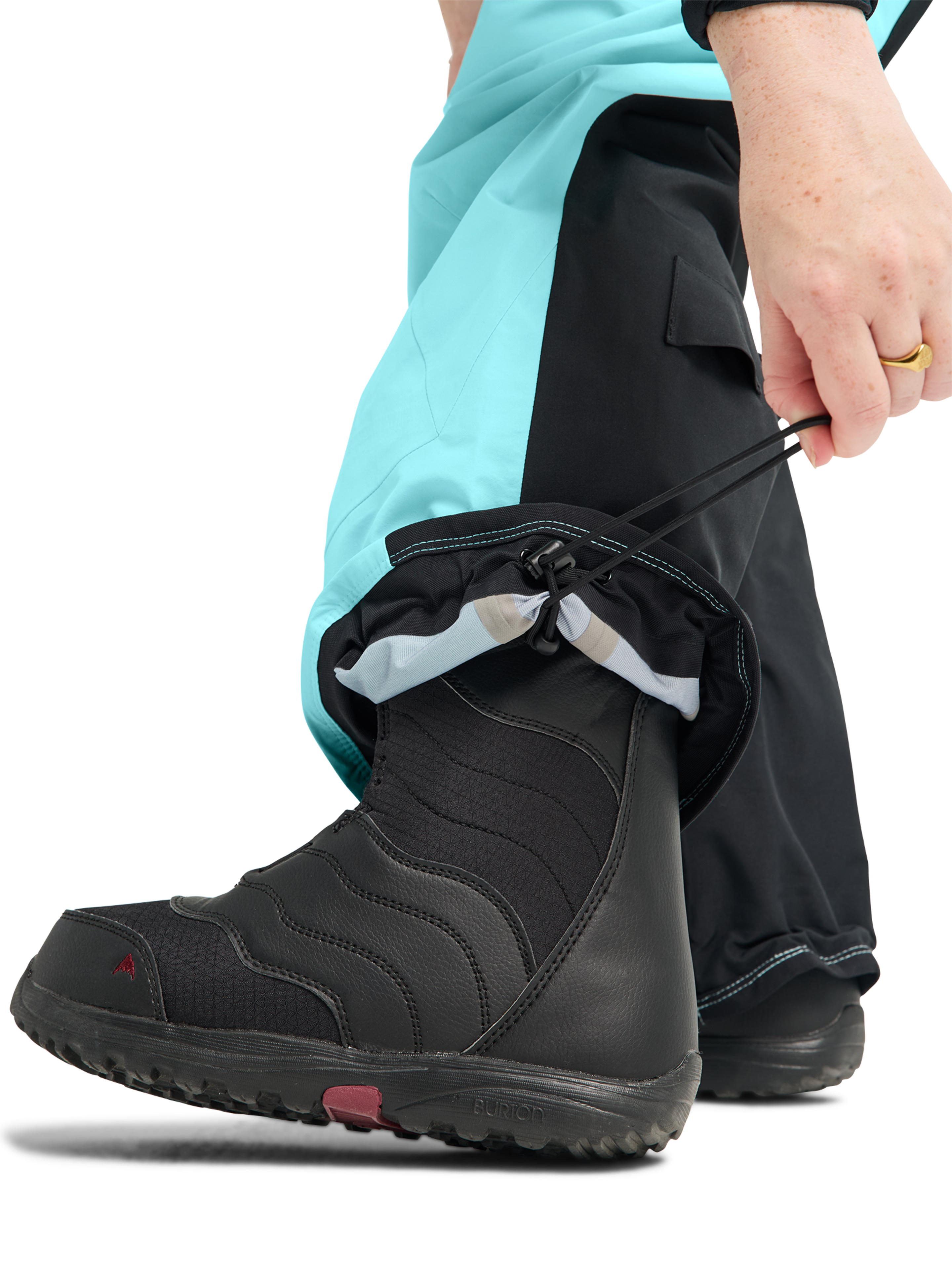 Burton Reserve 3L skallbukse dame Light Teal/True Black 3-lags