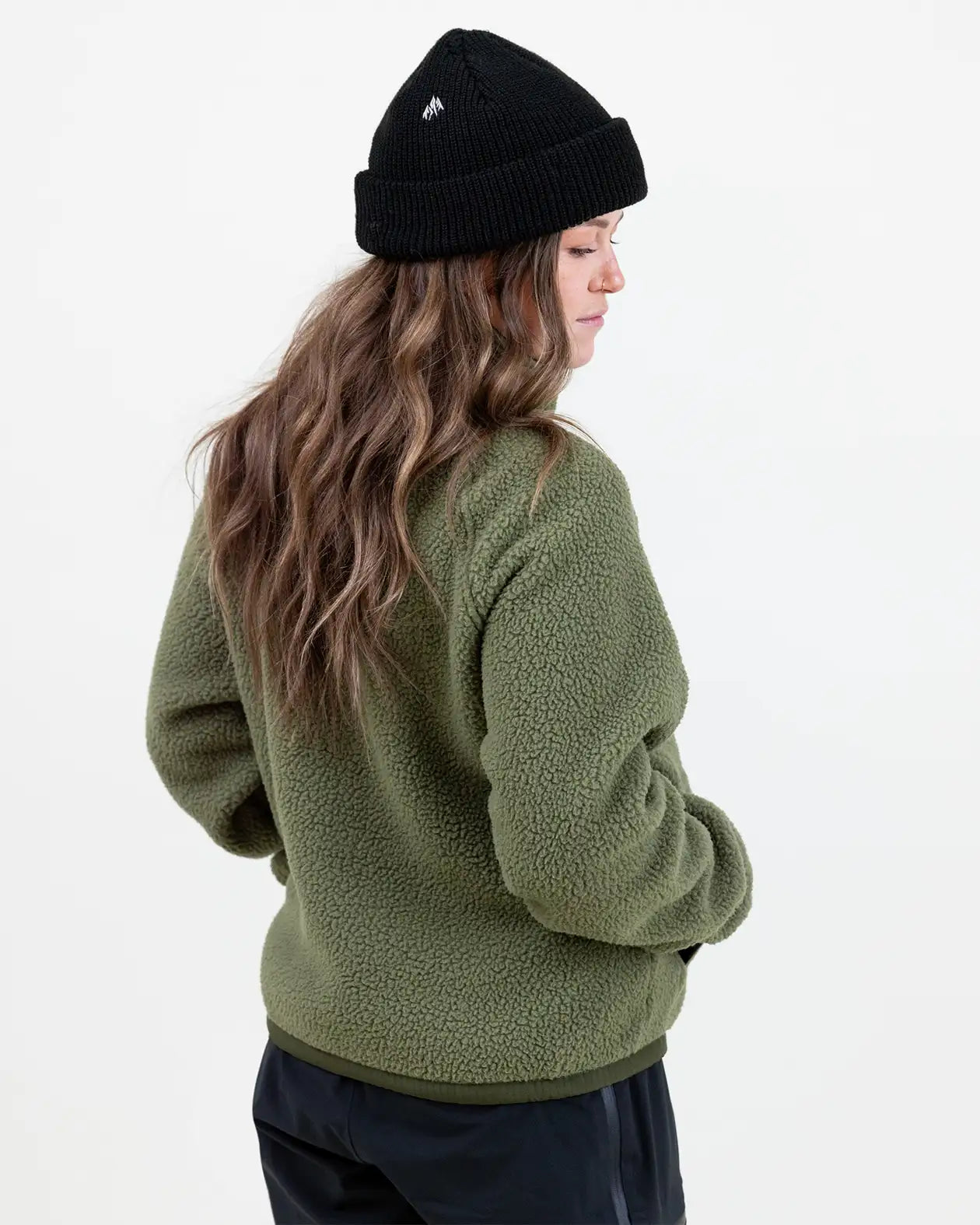 Jones Campfire Recycled Sherpa Fleece Pullover fleecegenser dame resirkulert