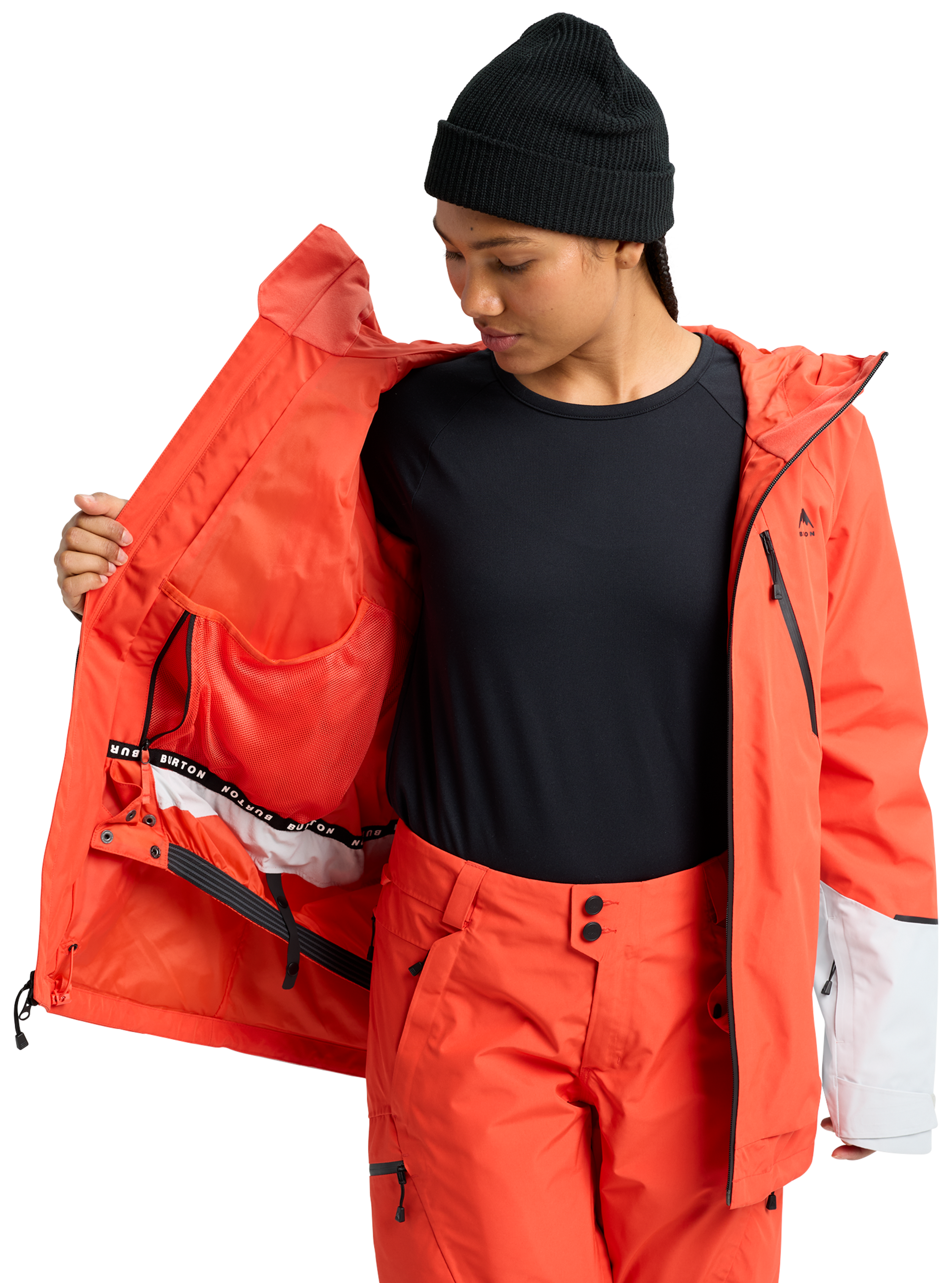 Burton Reserve GORE-TEX skalljakke dame Fiesta Red