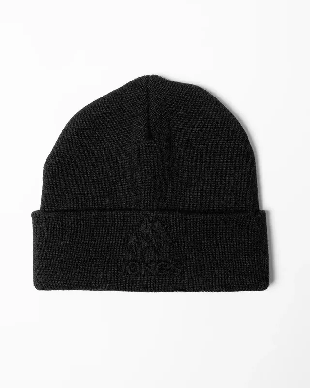 Jones Tahoe Recycled Beanie 2026 lue stealth black resirkulert