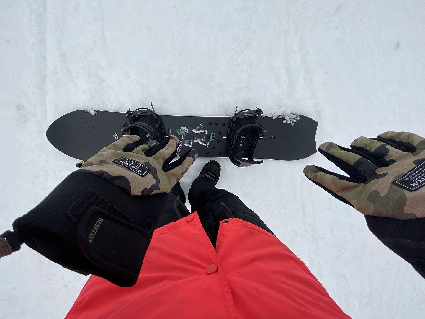 Burton Park hansker True Black lett vårvarme