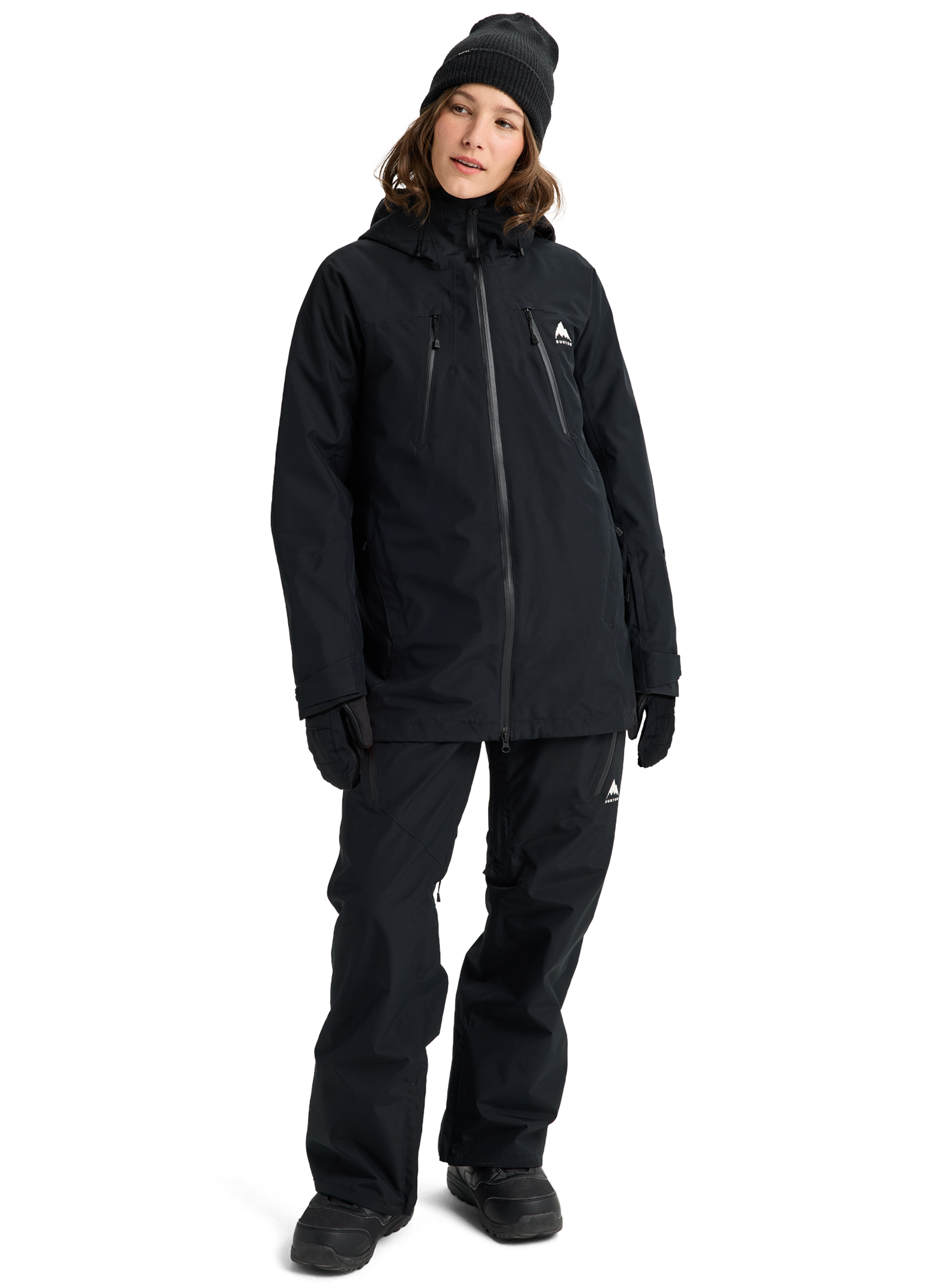 Burton Reserve 2L 3-in-1 jakke dame True Black vanntett