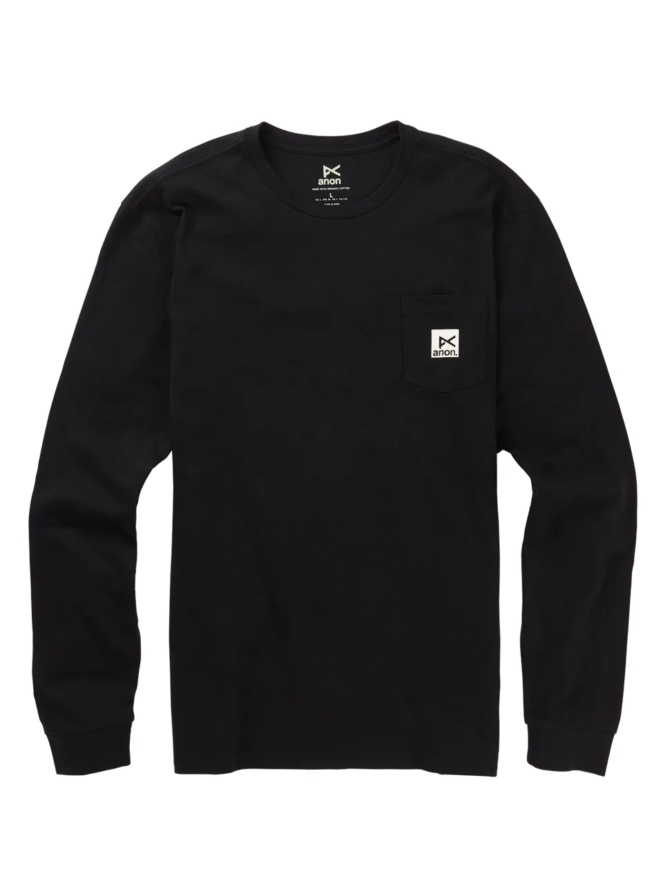 Anon Long Sleeve langermet t-skjorte herre True Black