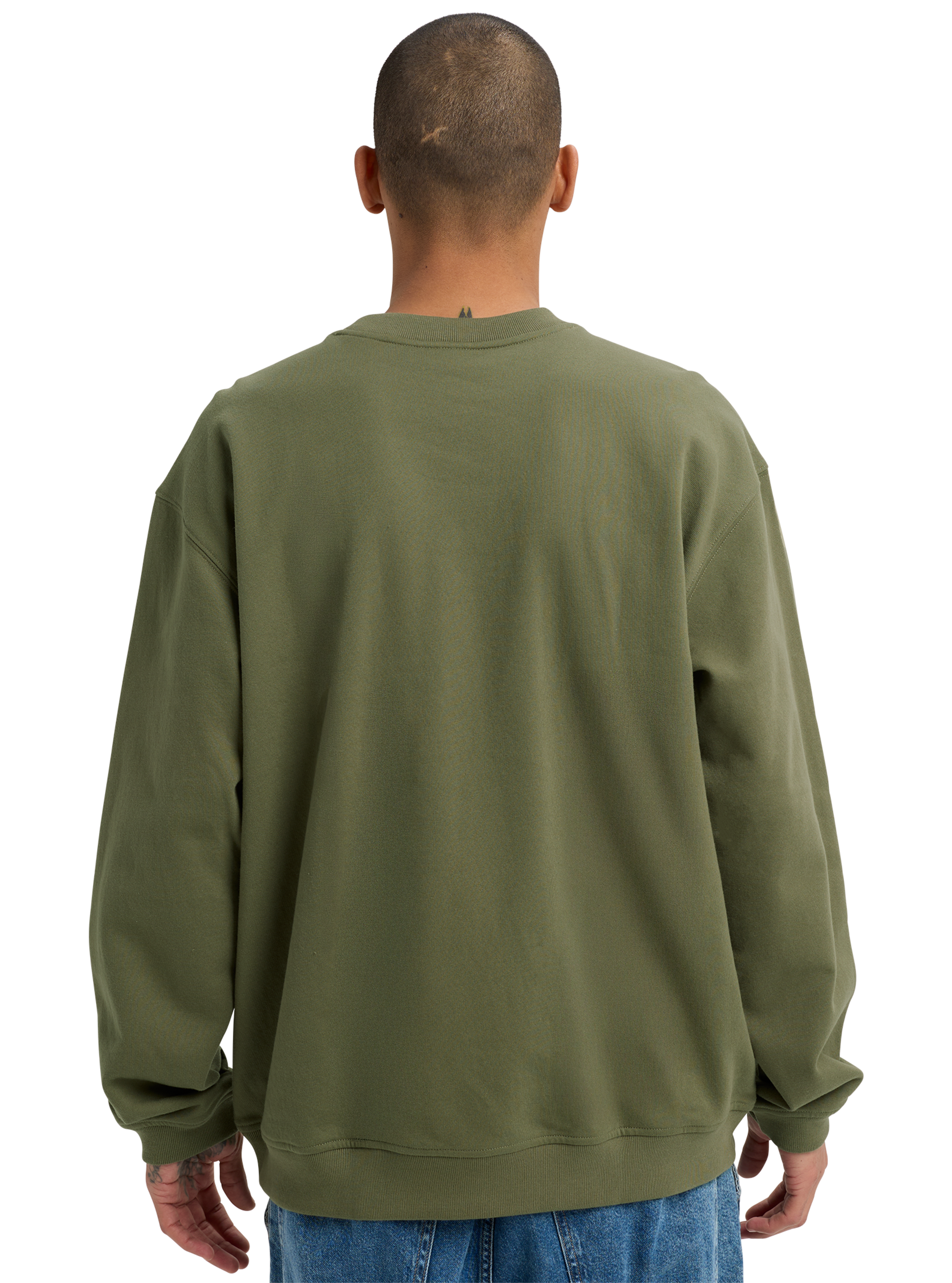 Burton BRTN Crewneck genser Forest Moss bomull
