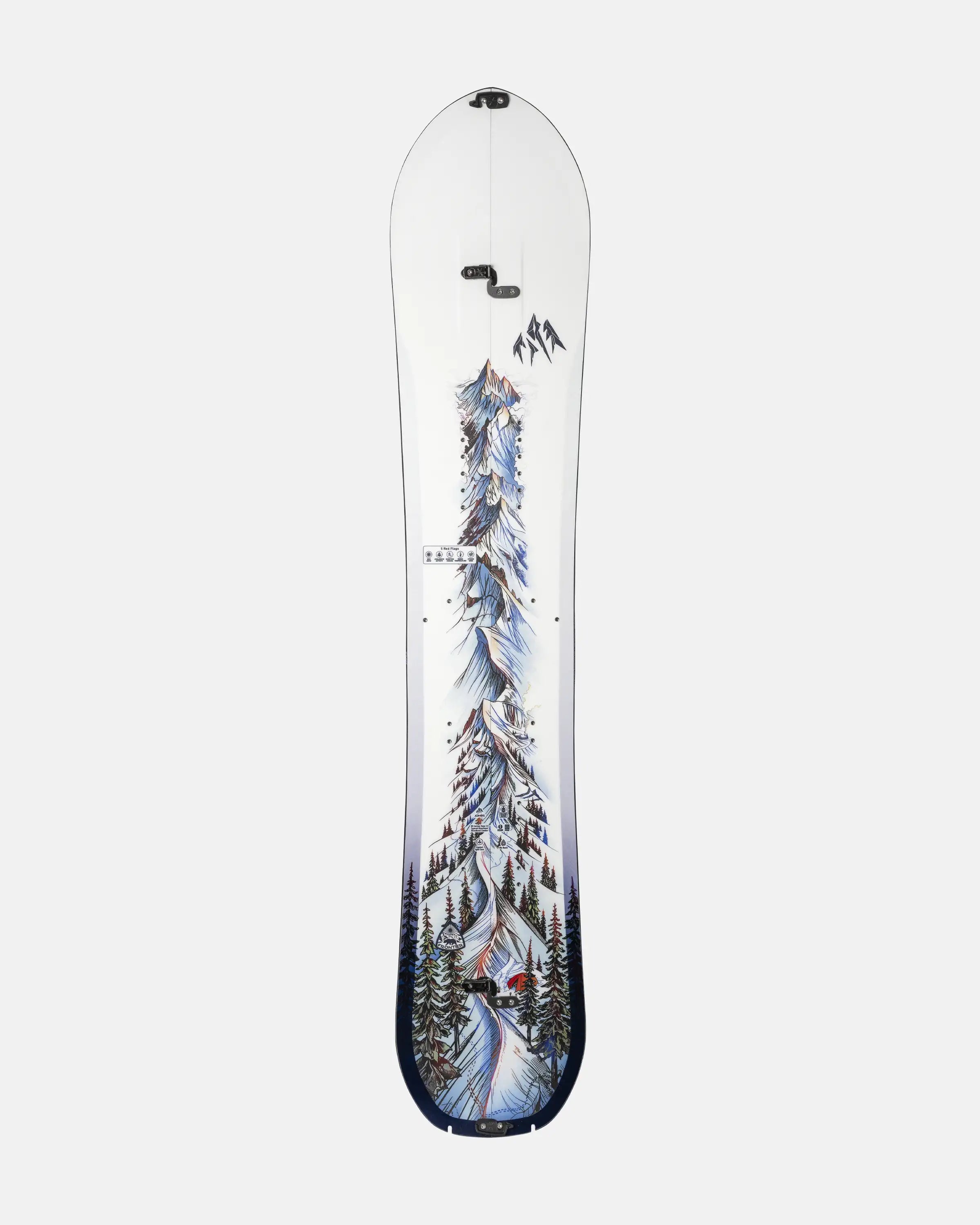 Jones Frontier 2.0 splitboard direksjonal for pudder