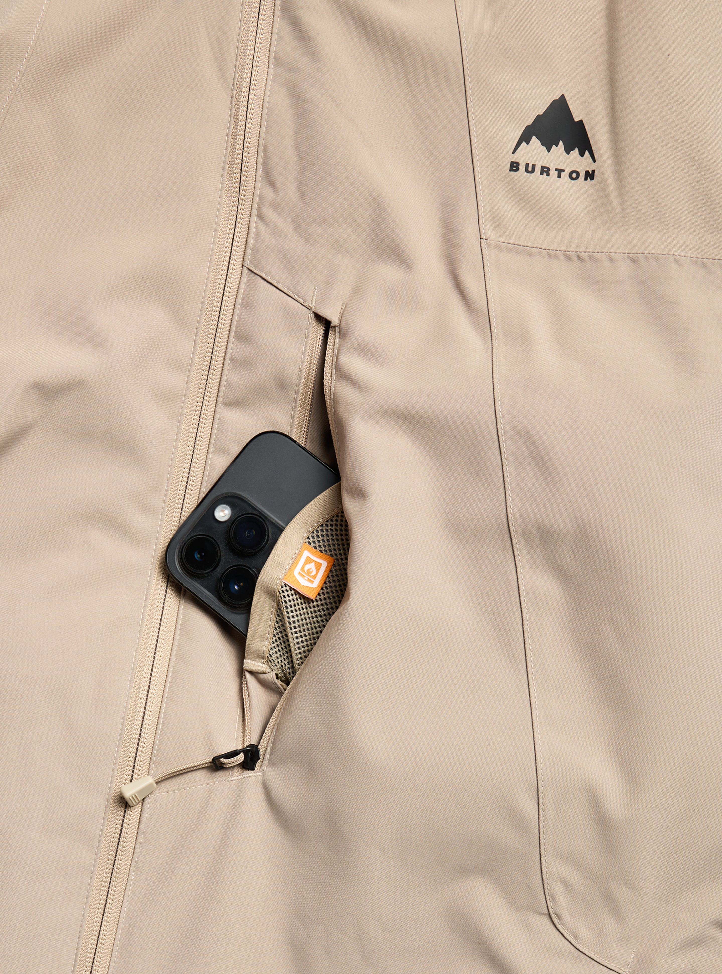 Burton Reserve 2L isolert snowboardjakke True Black – foret