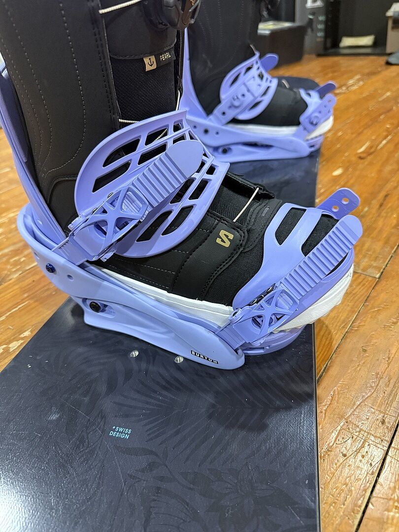 Burton Citizen snowboardbinding dame Chinchilla Gray myk