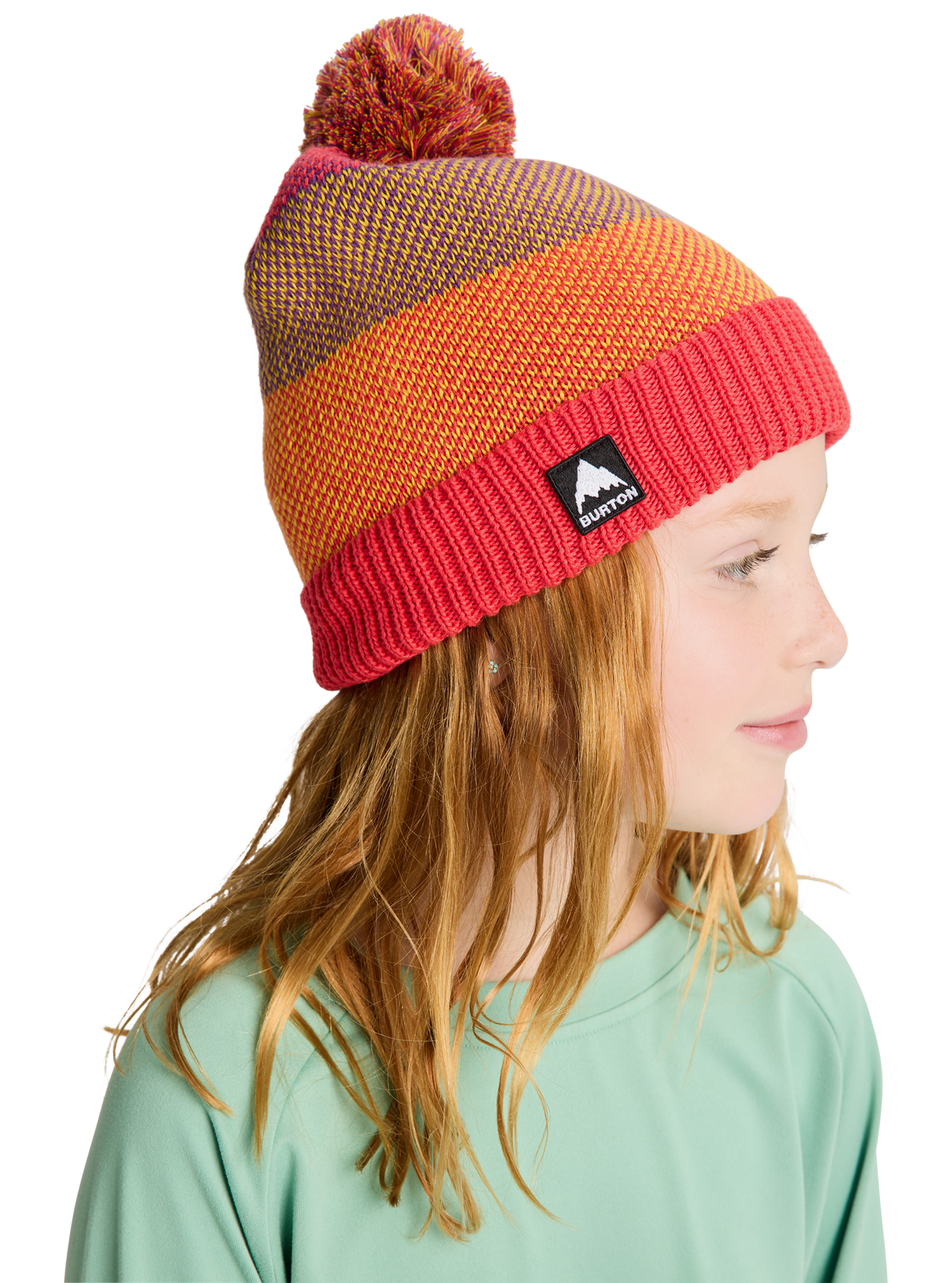 Burton Fleece-Lined Pom barnelue fiesta red multi