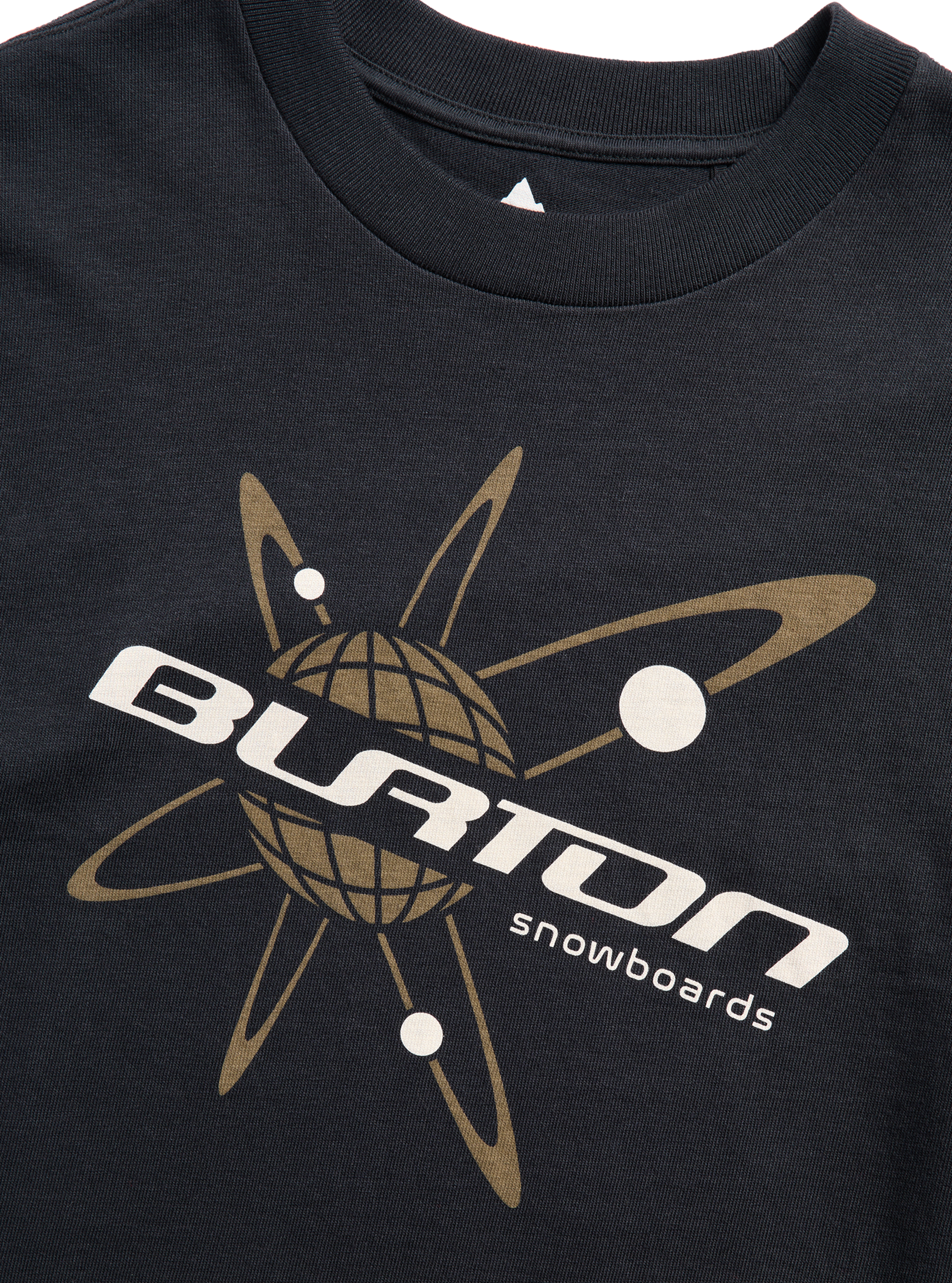 Burton Standard Tee t-skjorte herre true black økologisk