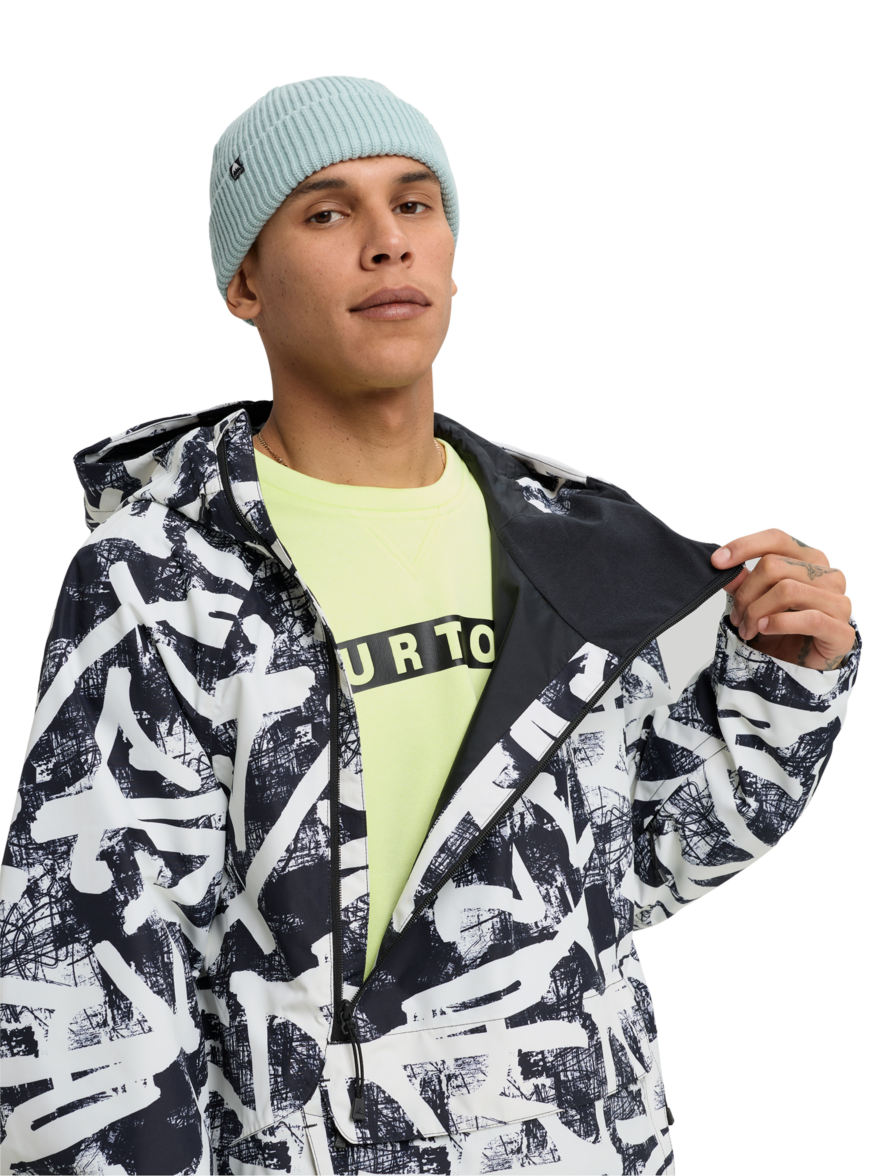 Burton Reserve 2L anorak herre Gray Cloud vanntett