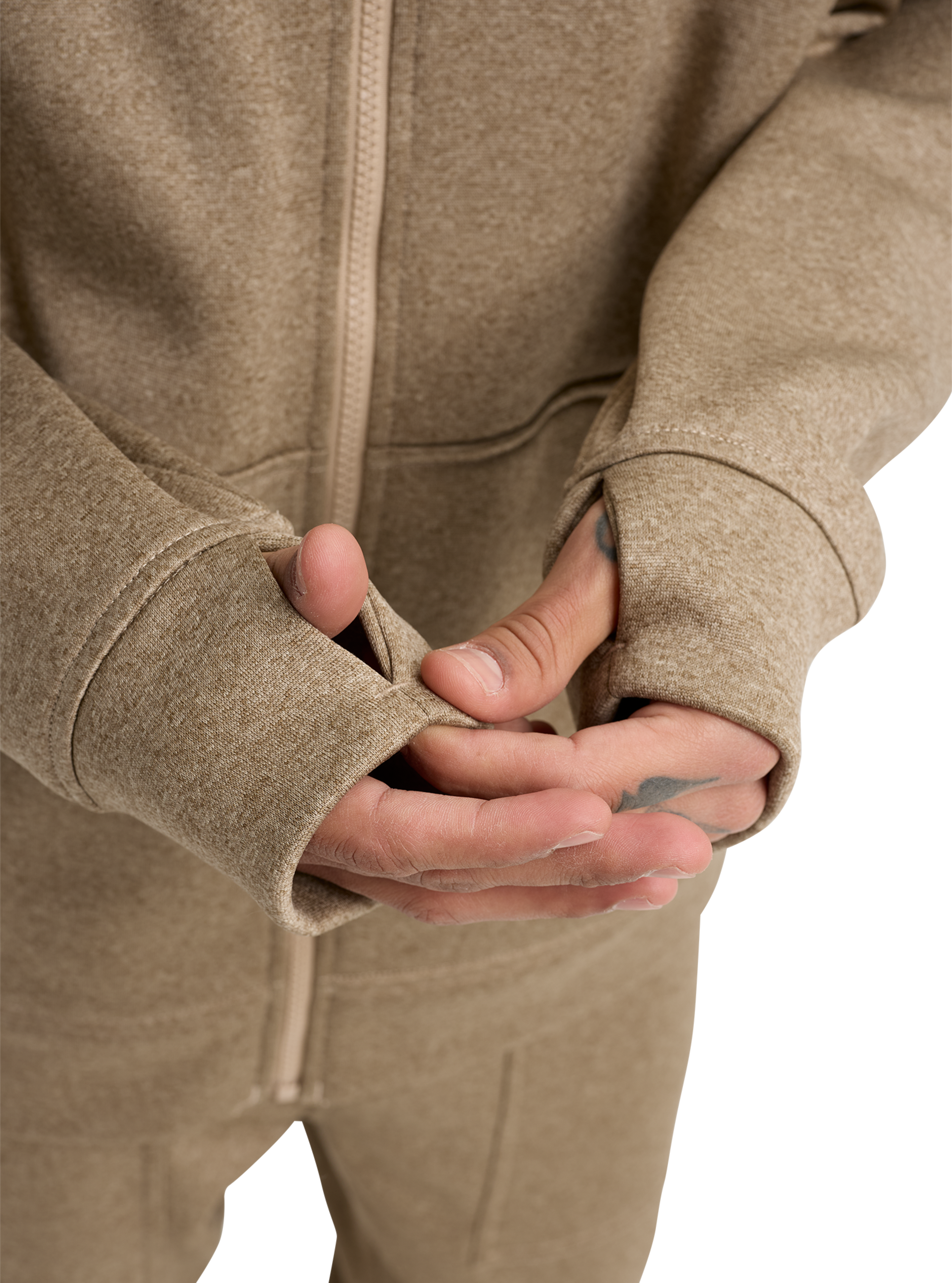 Burton Oak Full-Zip hettegenser Soft Sage myk