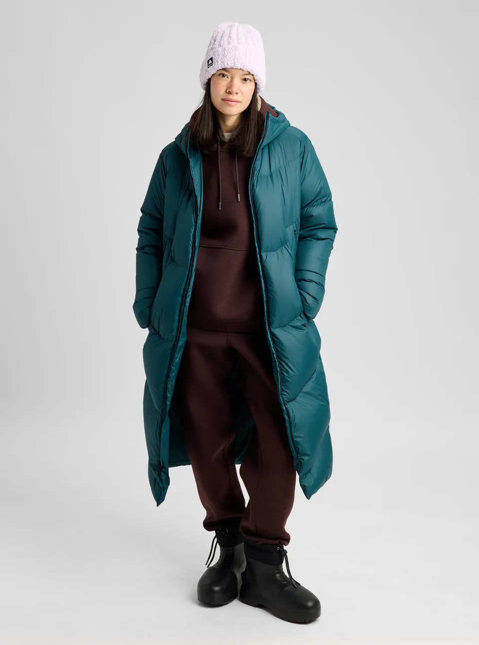 Burton Long Down dunparka dame True Black