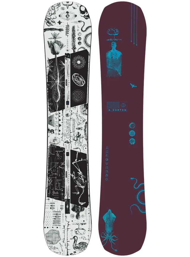 Burton Rewind Camber snowboard 155 Zine spretten
