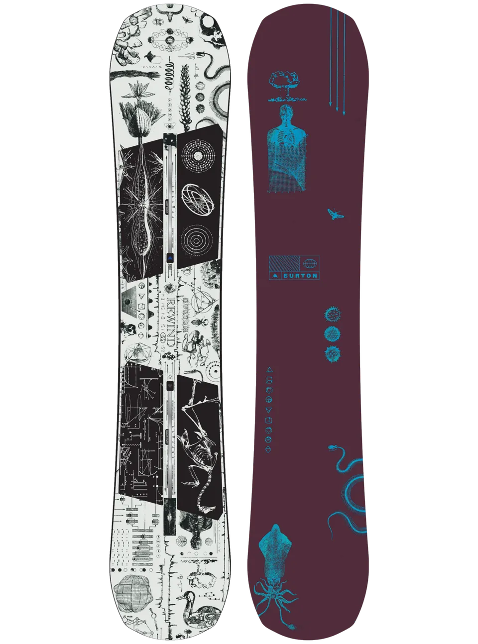 Burton Rewind Camber snowboard 155 Zine spretten