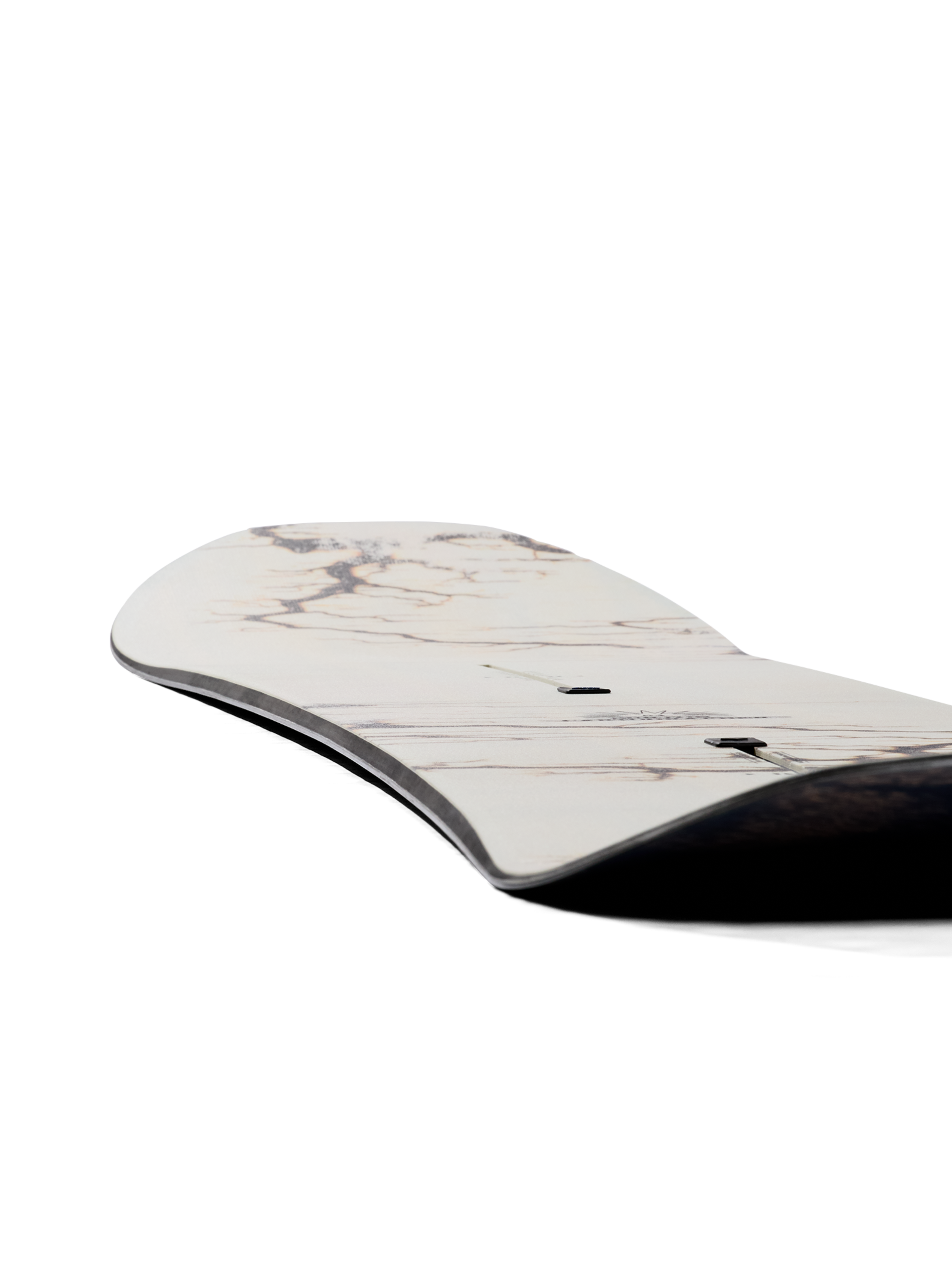 Burton Cartographer Camber snowboard Fractal Burning pudder