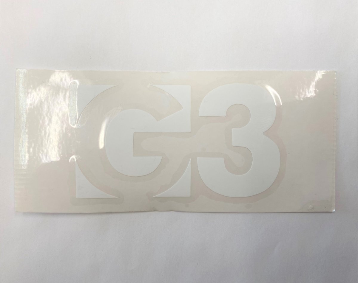 Genuine Guide Gear G3 klistremerke vinyl svart large