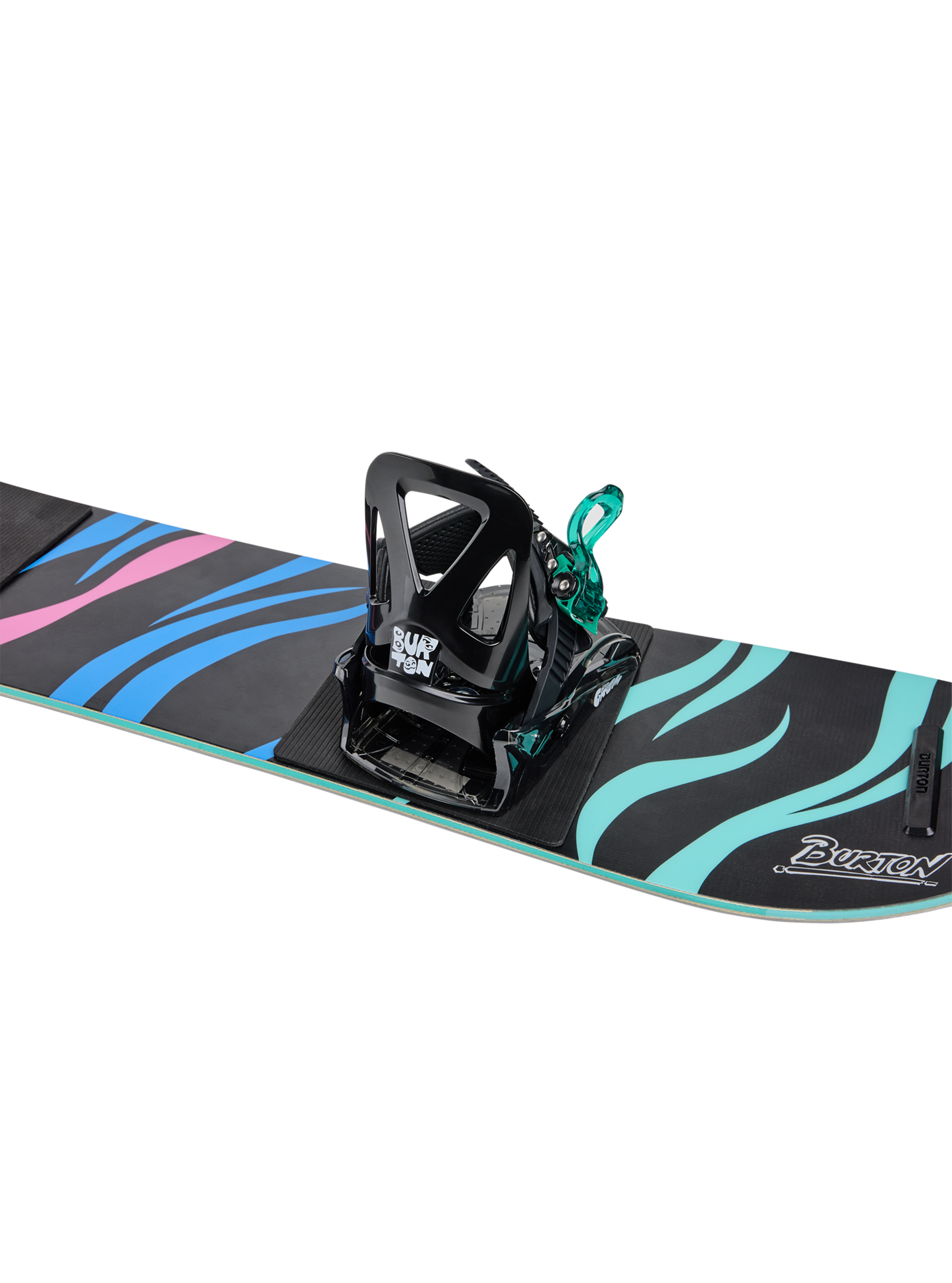 Burton Mini Grom Disc snowboardbinding barn grønn singel