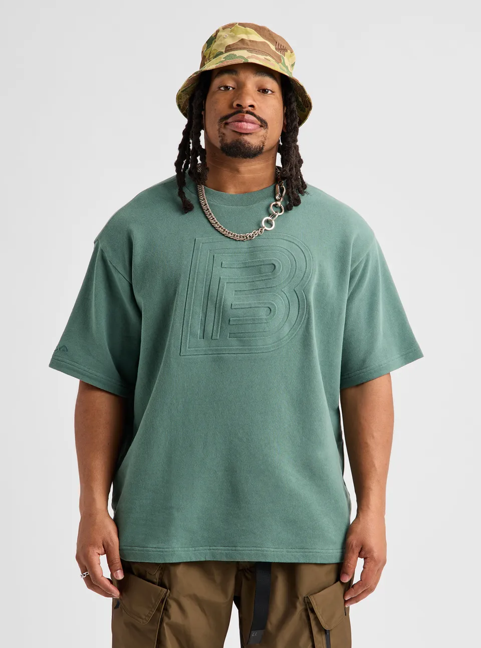 Burton Baggy B T-skjorte Lunar Sand økologisk bomull