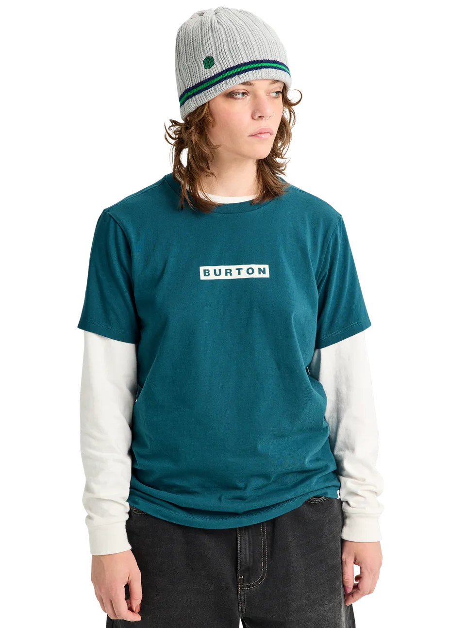 Burton Dejaview t-skjorte chinchilla gray bomull