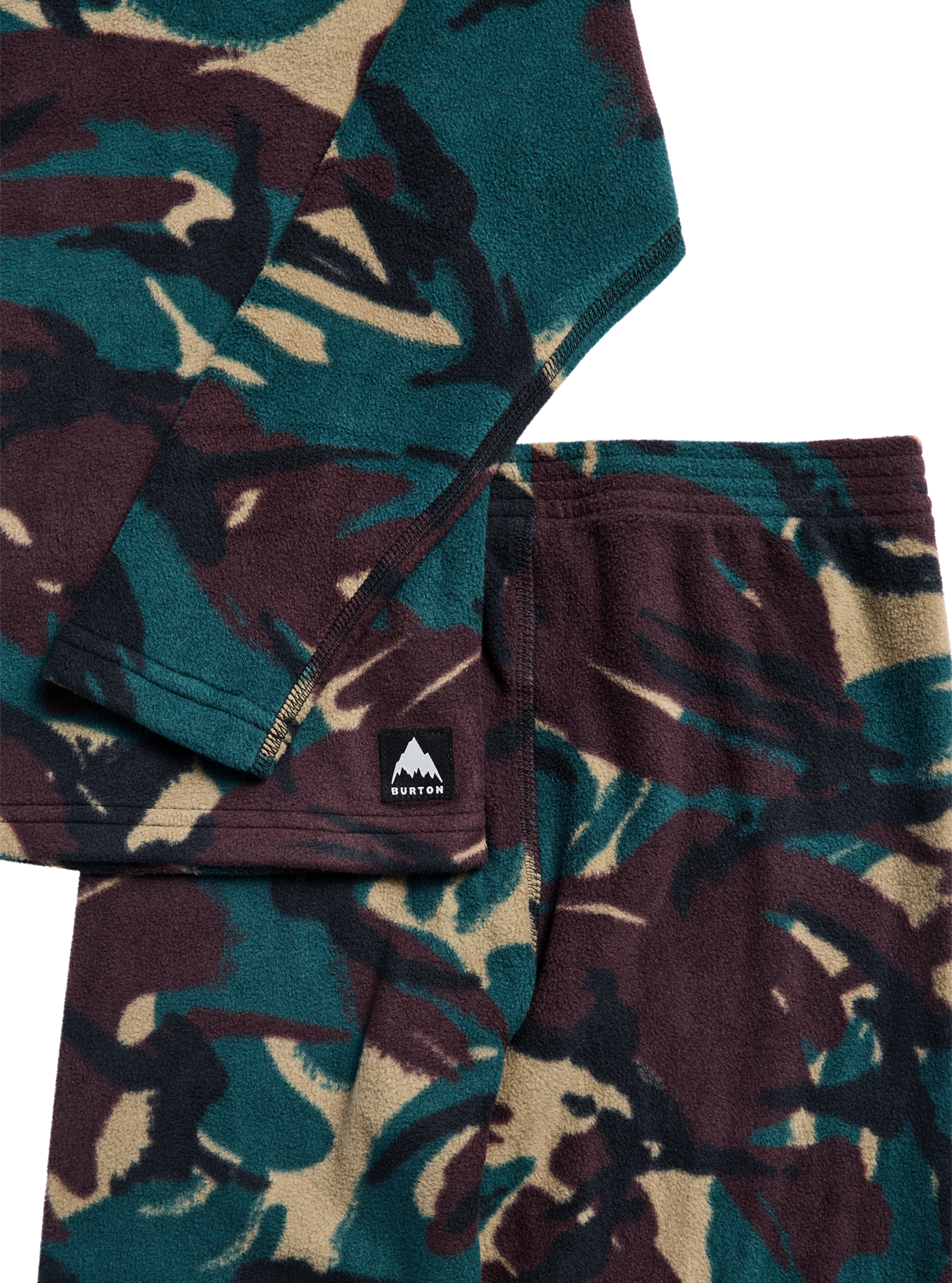 Burton Fleece undertøy barn True Black mykt