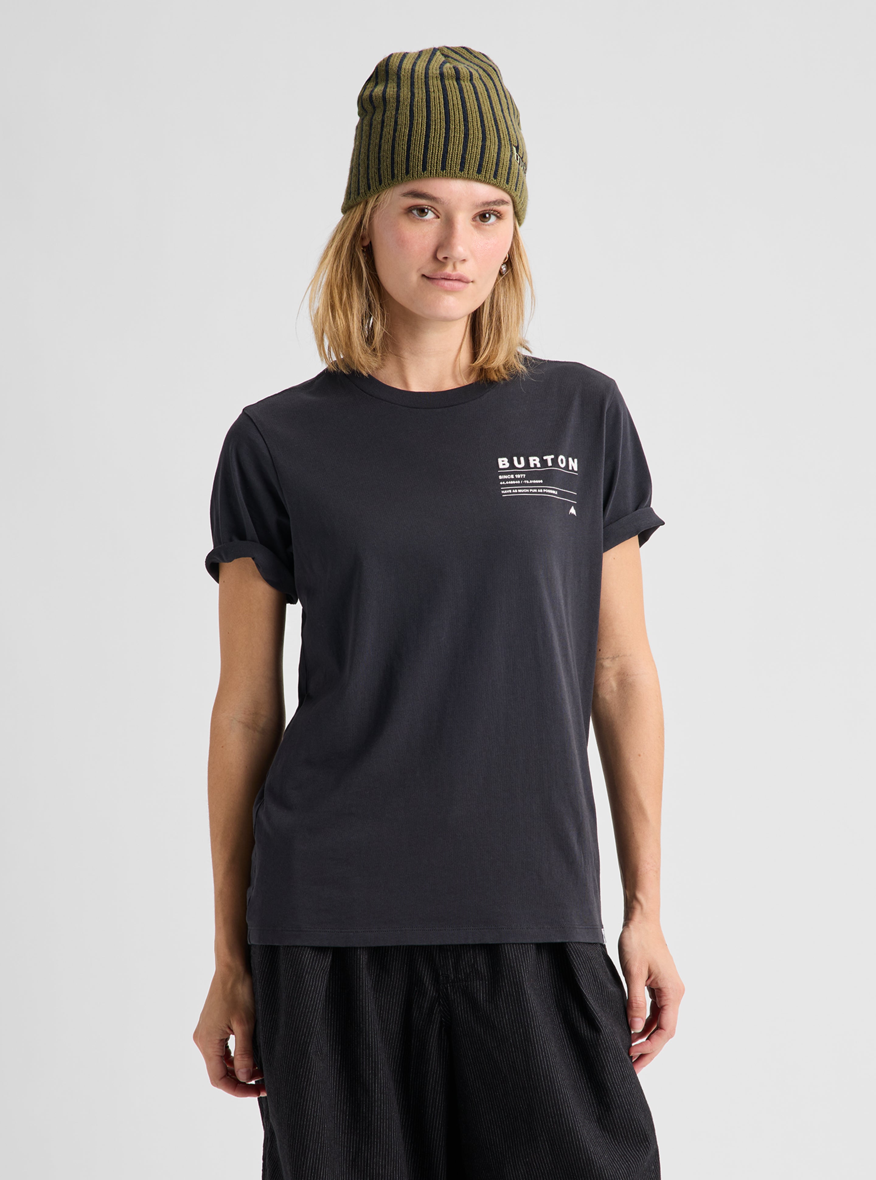 Burton Moretown t-skjorte True Black bomull