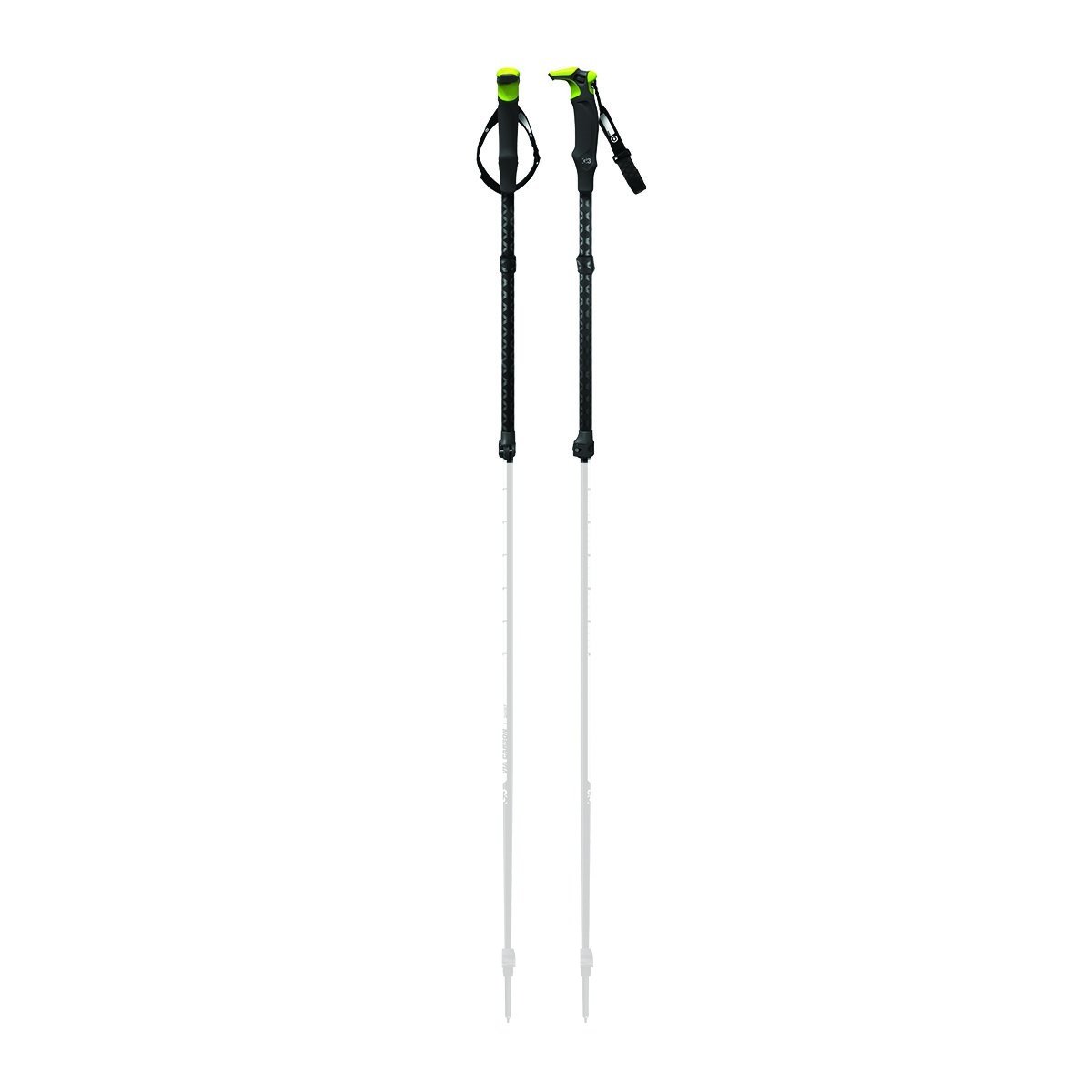 Genuine Guide Gear VIA Carbon skistavs-skaft øvre karbon