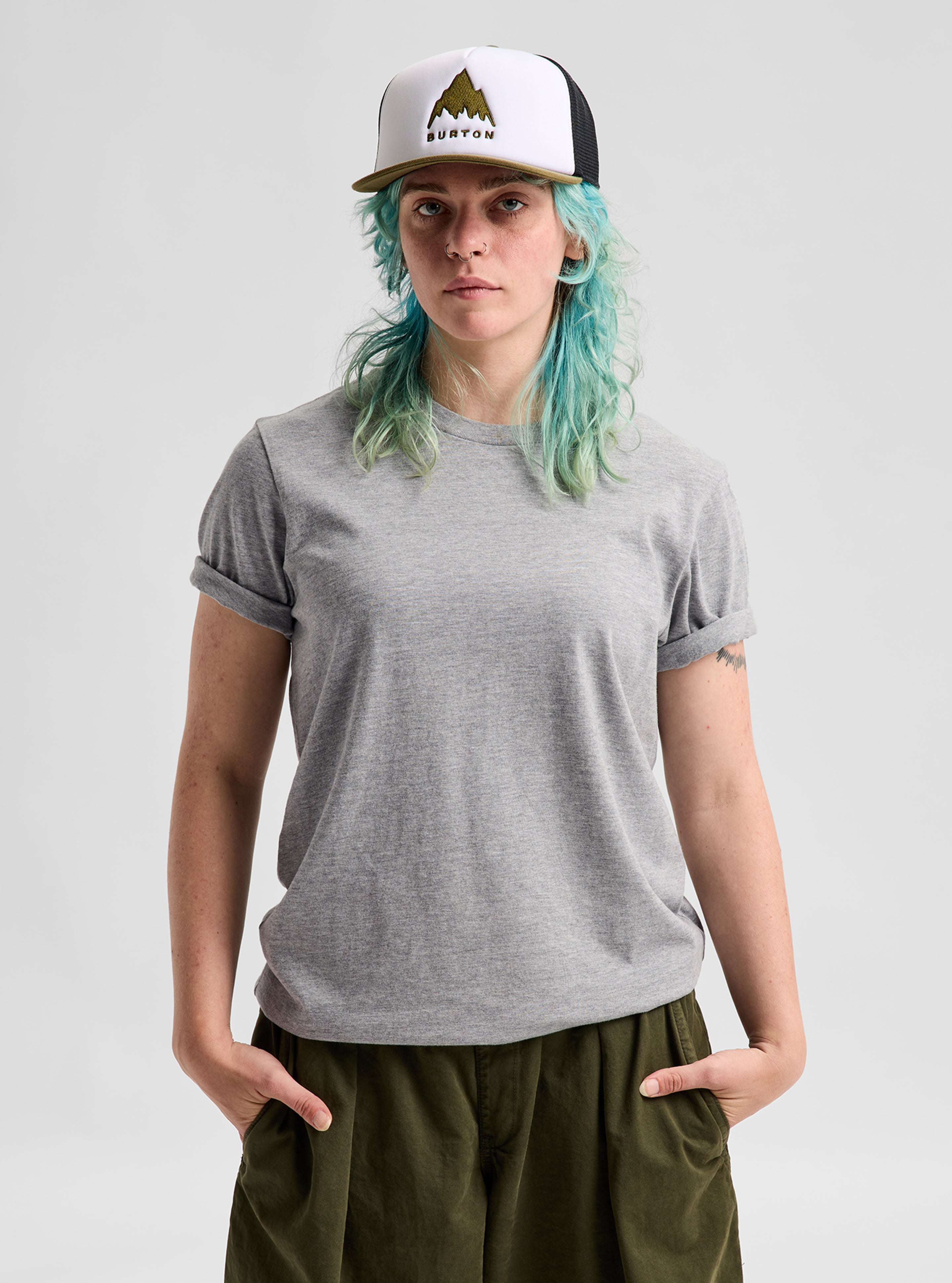 Burton Classic T-skjorte True Black M økologisk
