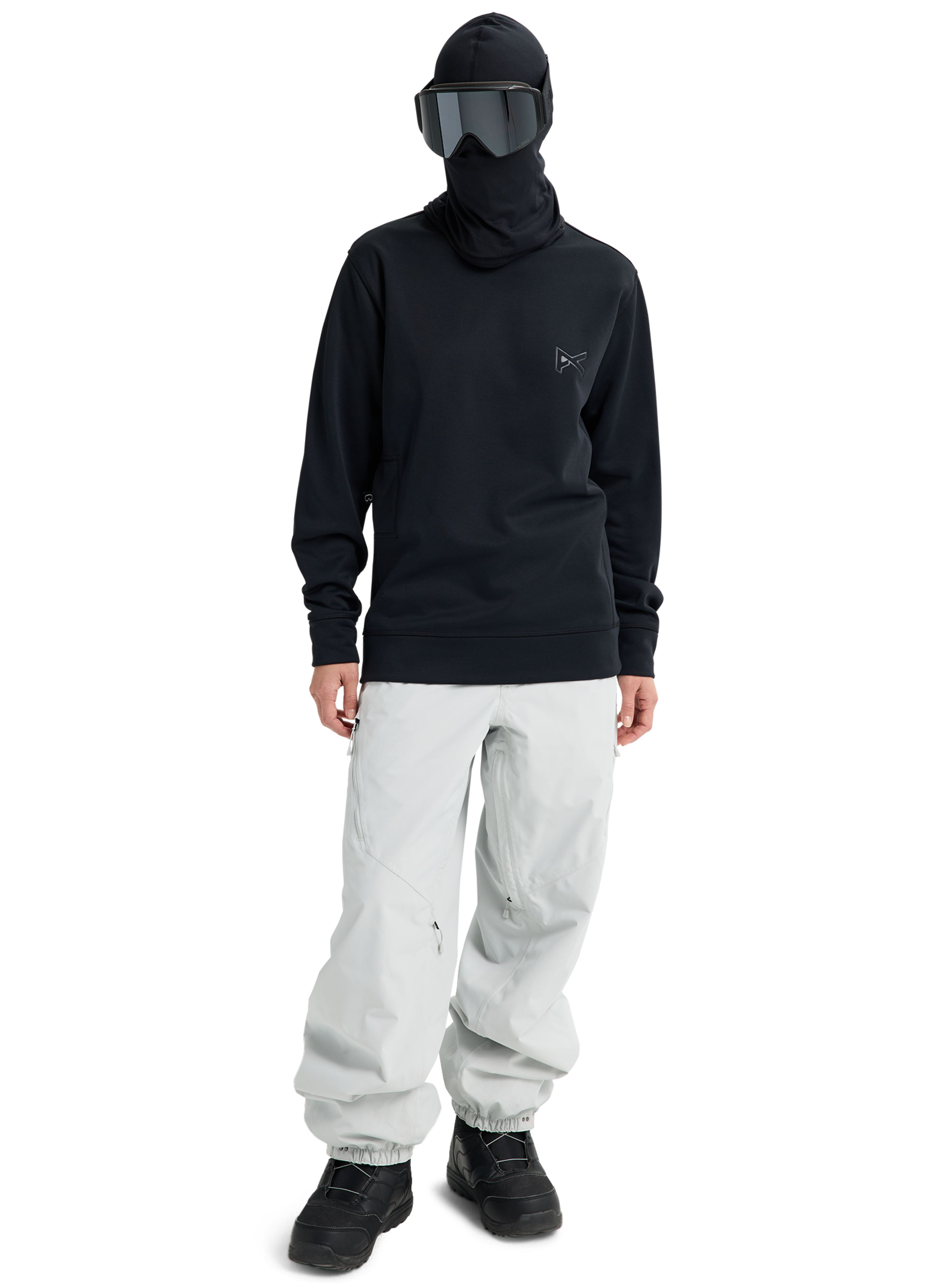 Burton Anon MFI Crewneck Pullover fleecegenser svart