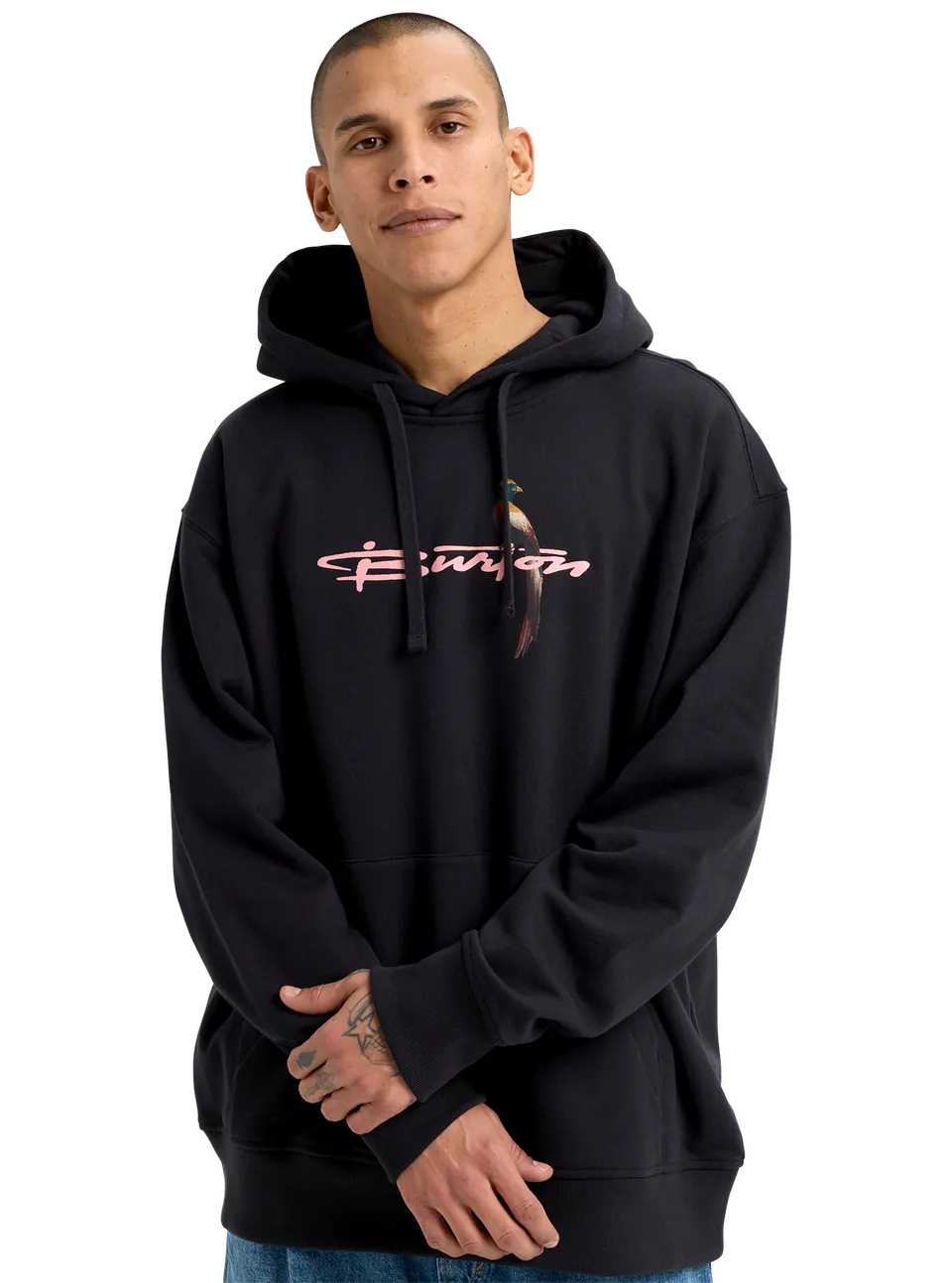 Burton Custom 26 hettegenser True Black pullover myk