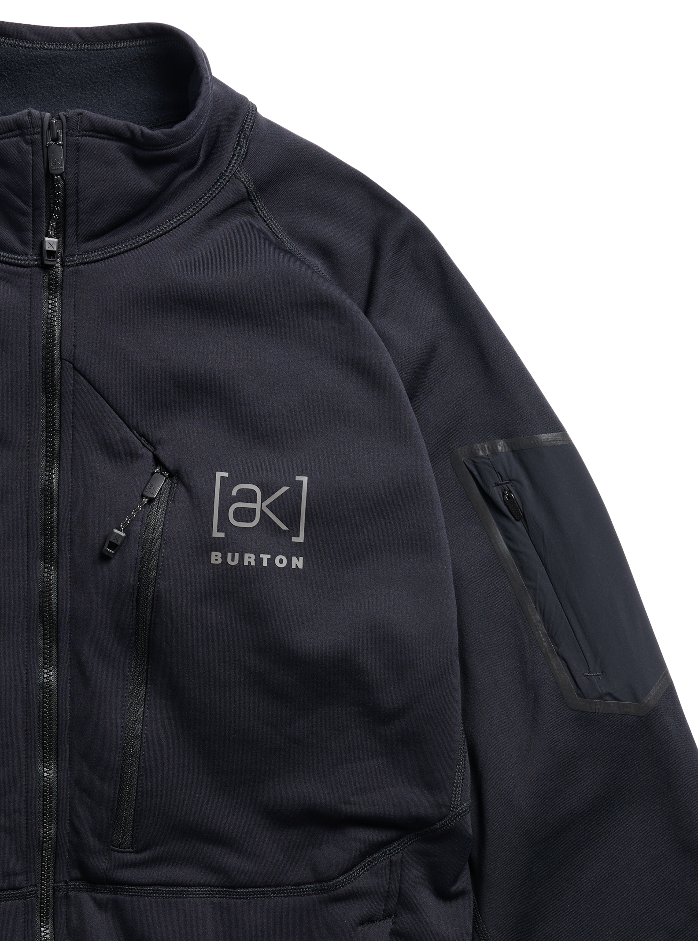 Burton [ak] Baker Stretch Fleecejakke svart herre