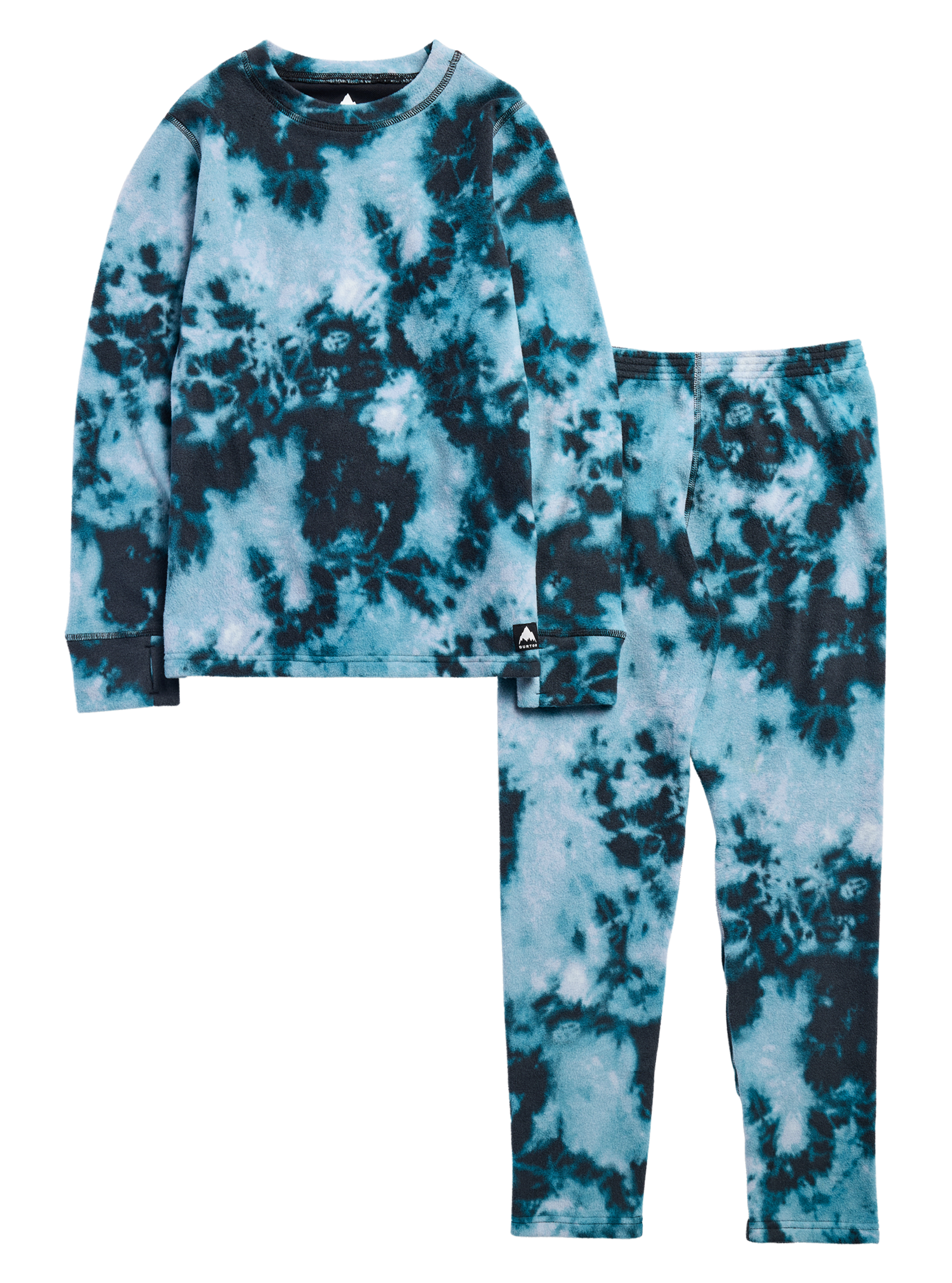 Burton Fleece Base Layer barnesett Seersucker Camo varmt