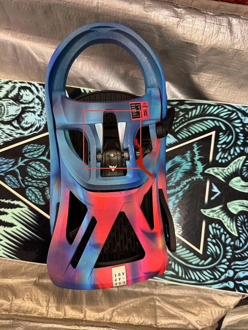 Burton Step On Escapade snowboardbinding dame Purple Voltage