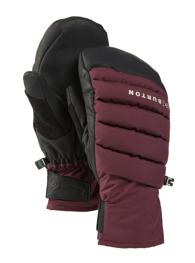 Burton ak Windstopper Oven votter brun vindtett