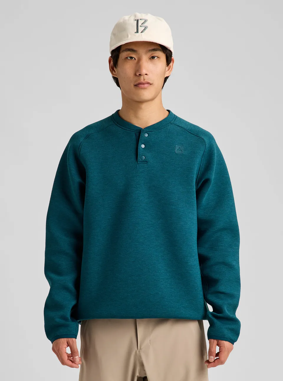 Burton SpaceCloud henleygenser Summit Taupe Heather Tencel