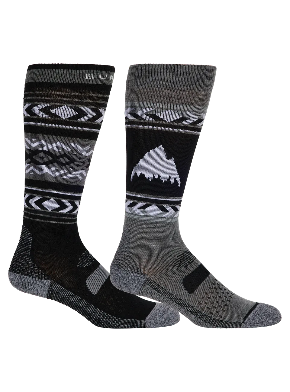 Burton Performance Lightweight sokker dame True Black ull 2-pk