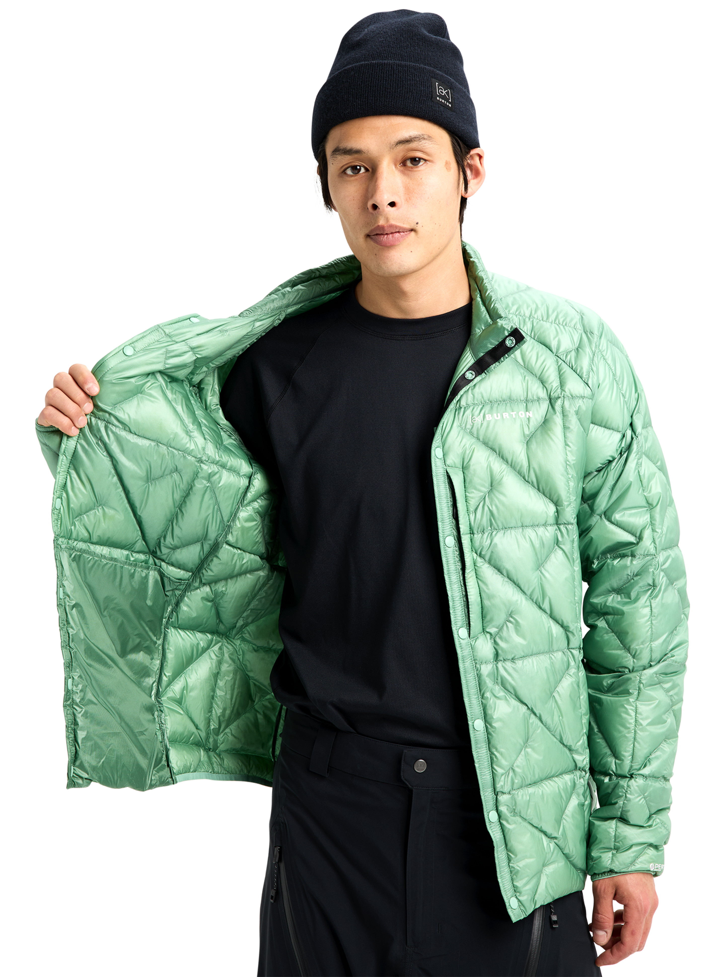 Burton [ak] Baker Ultralight dunjakke herre Soft Sage lett