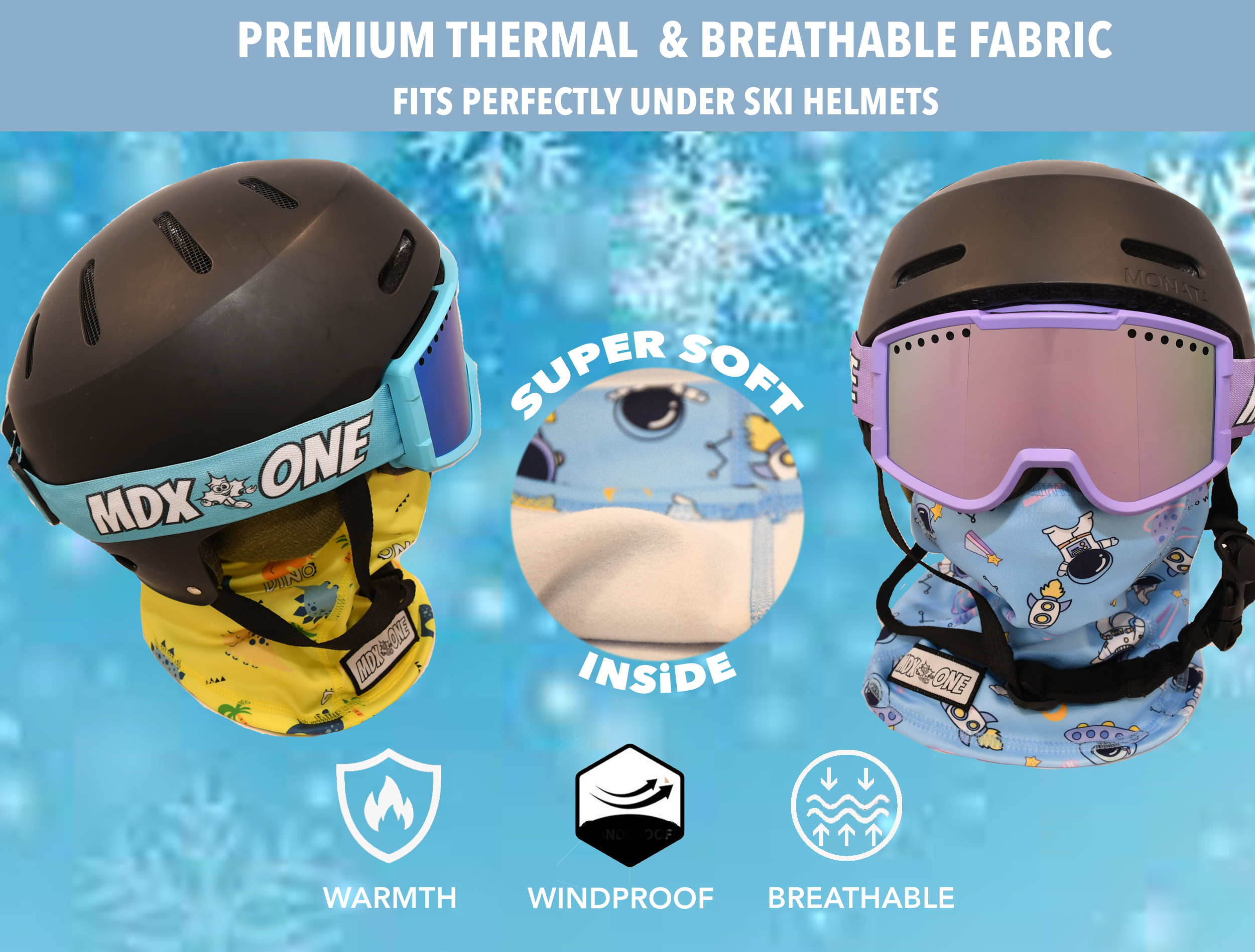MDX One ansiktsmaske barn i fleece