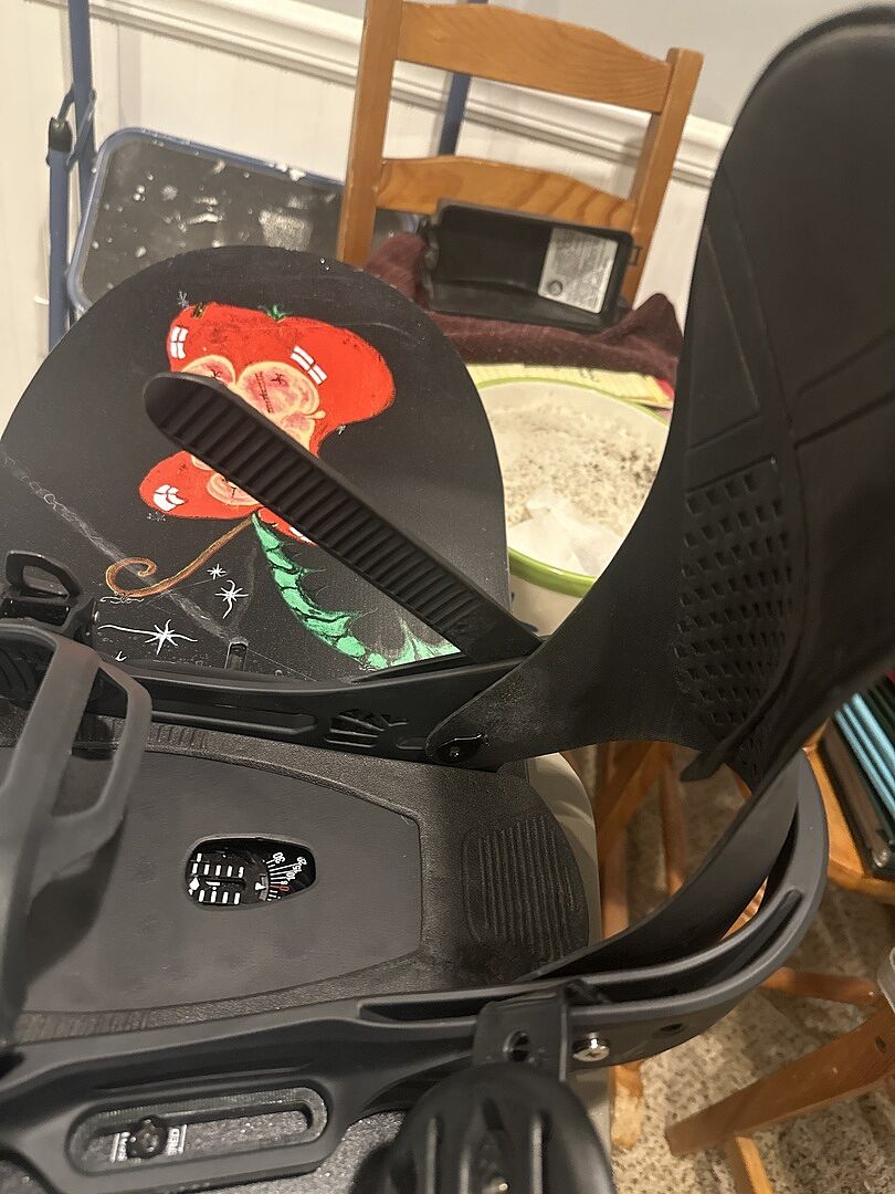 Burton X EST snowboardbinding herre Black karbon