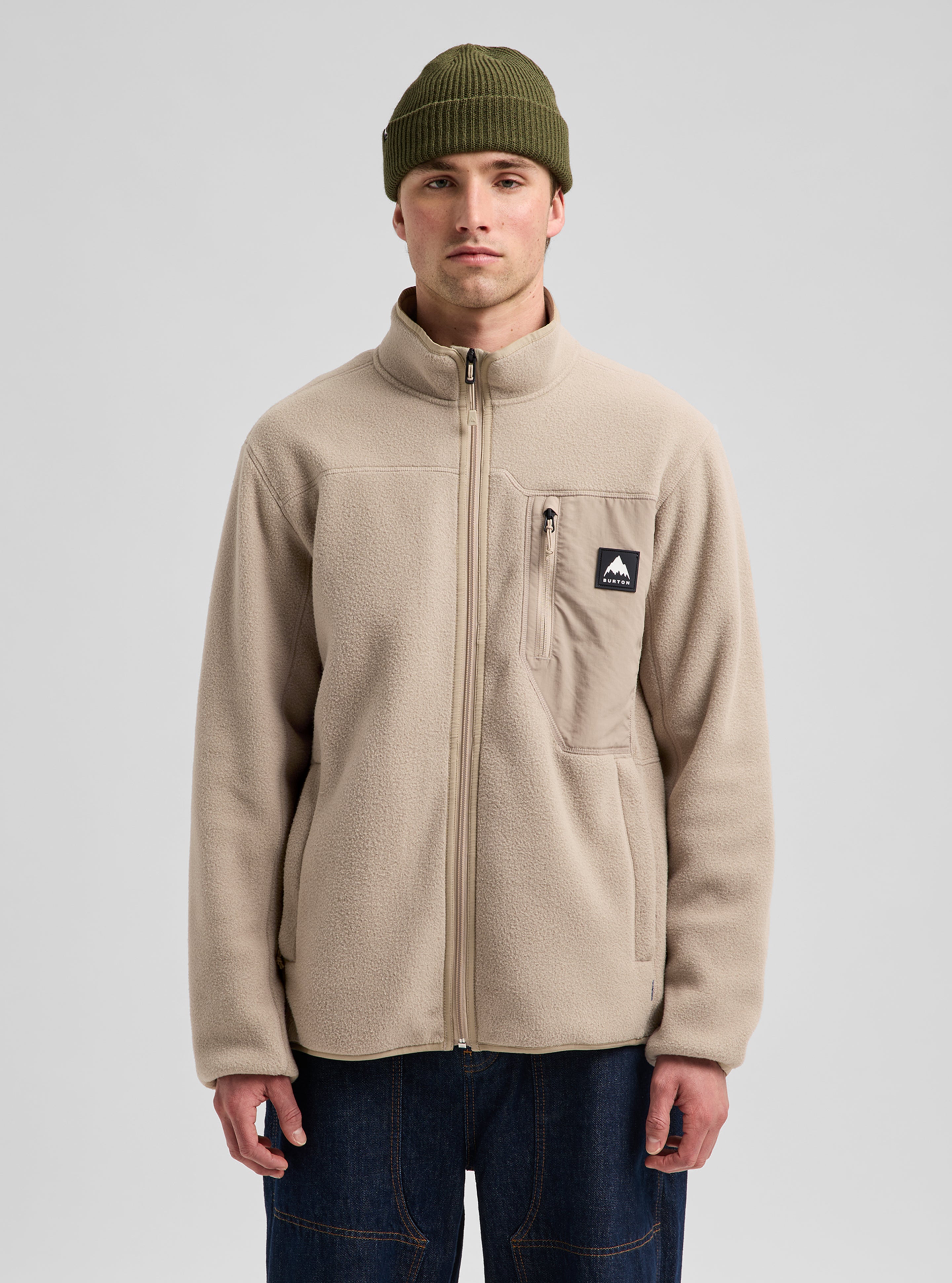 Burton Cinder fleecejakke herre True Black