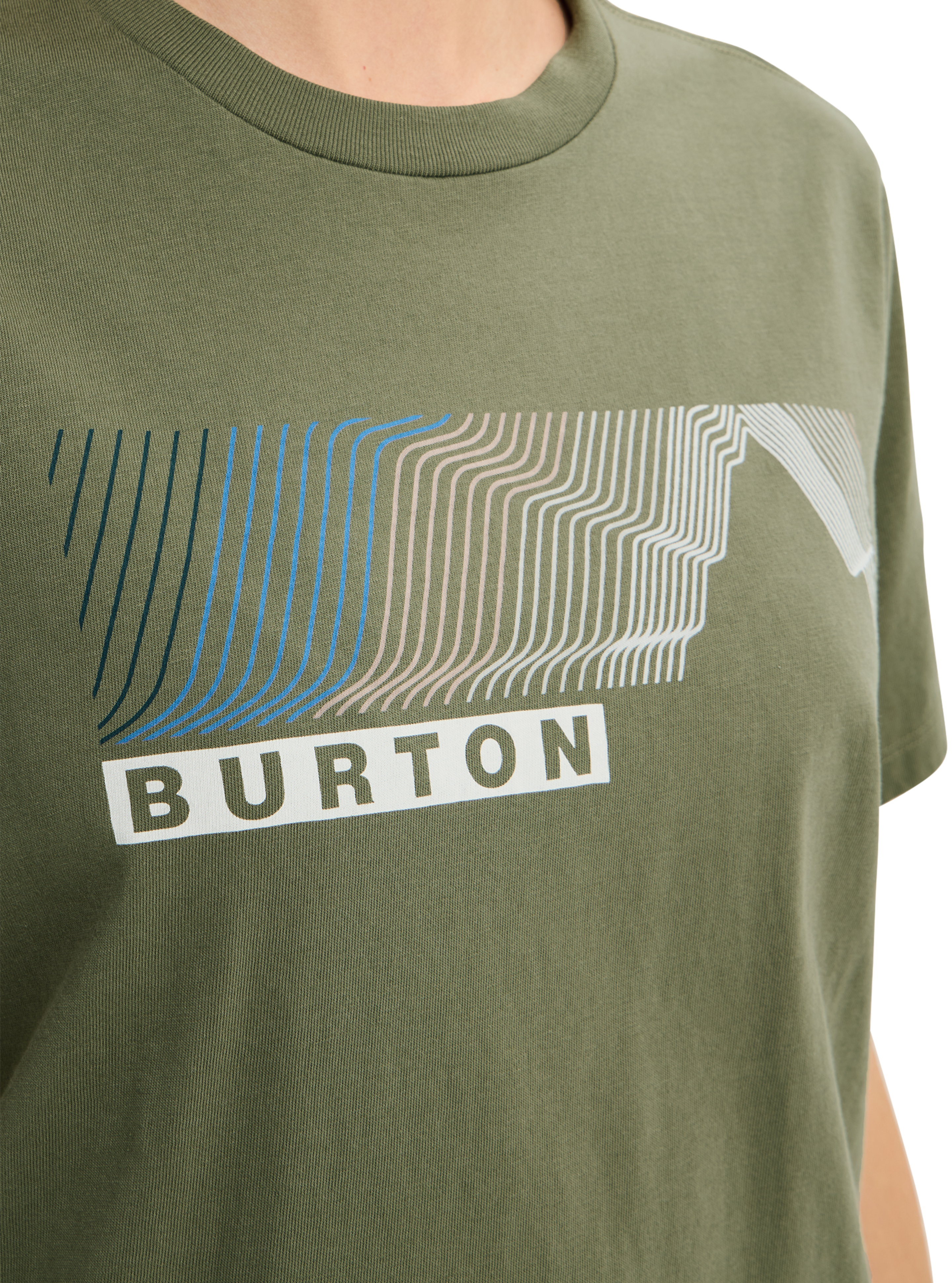 Burton Elmore kortermet t-skjorte forest moss økologisk