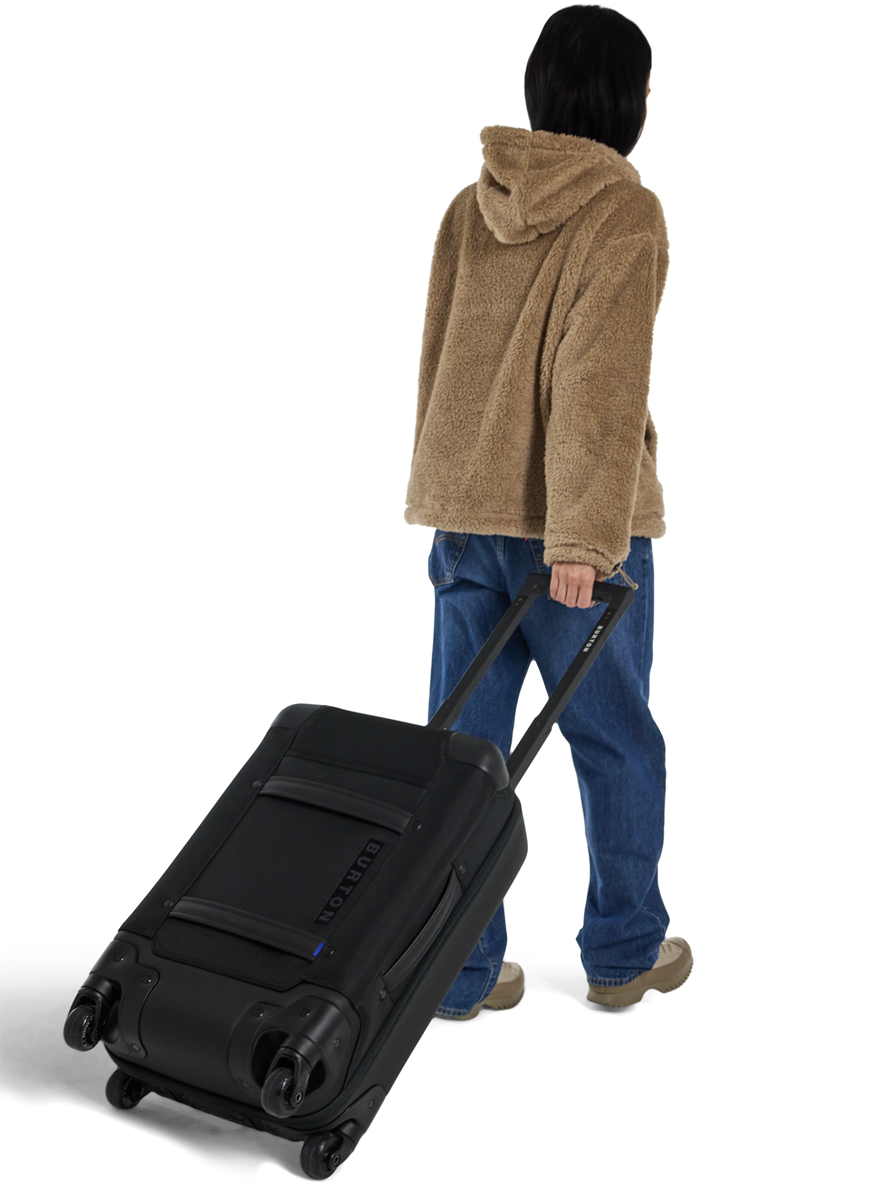 Burton 4 Wheel Flight Deck trillebag 38L true black kabin