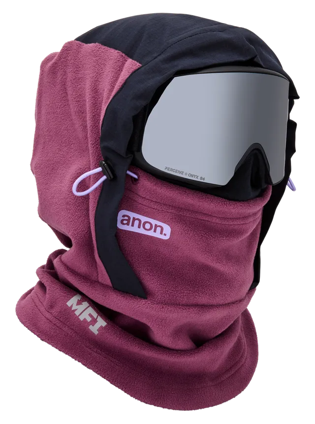 Anon MFI fleece hjelmhette hyper lilac varm