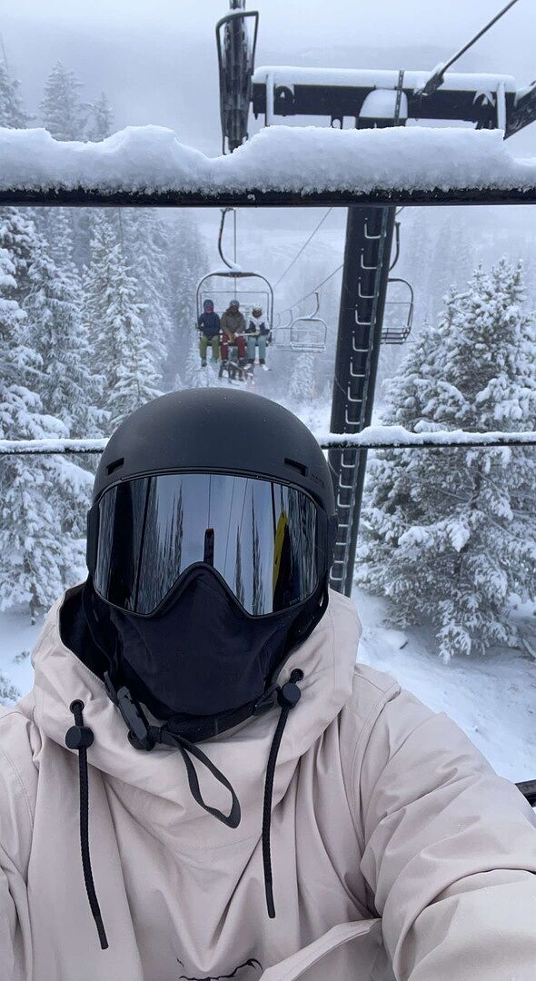 Anon M4 Cylindrical snøbriller LB Midnight Gus blå linse